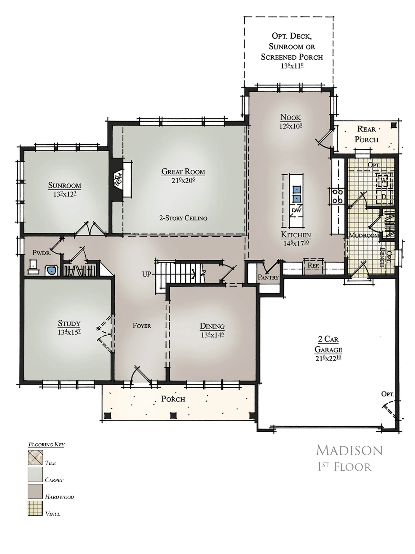 Madison 1st floor plan