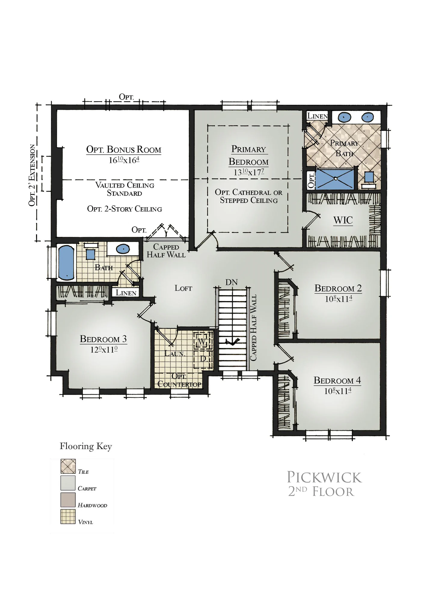 PIckwick 2nd Floor Plan