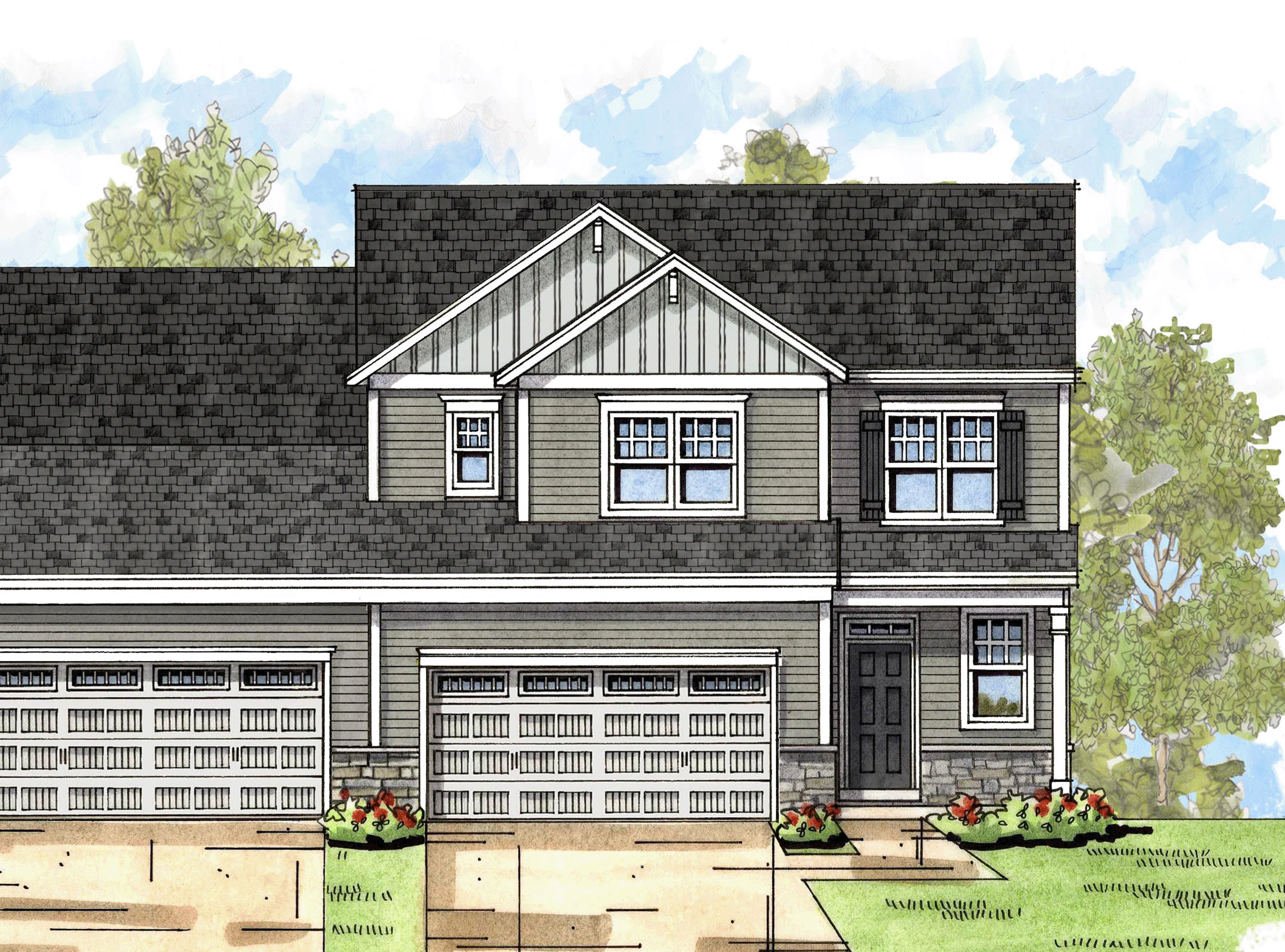 Willow Twin Home Elevation