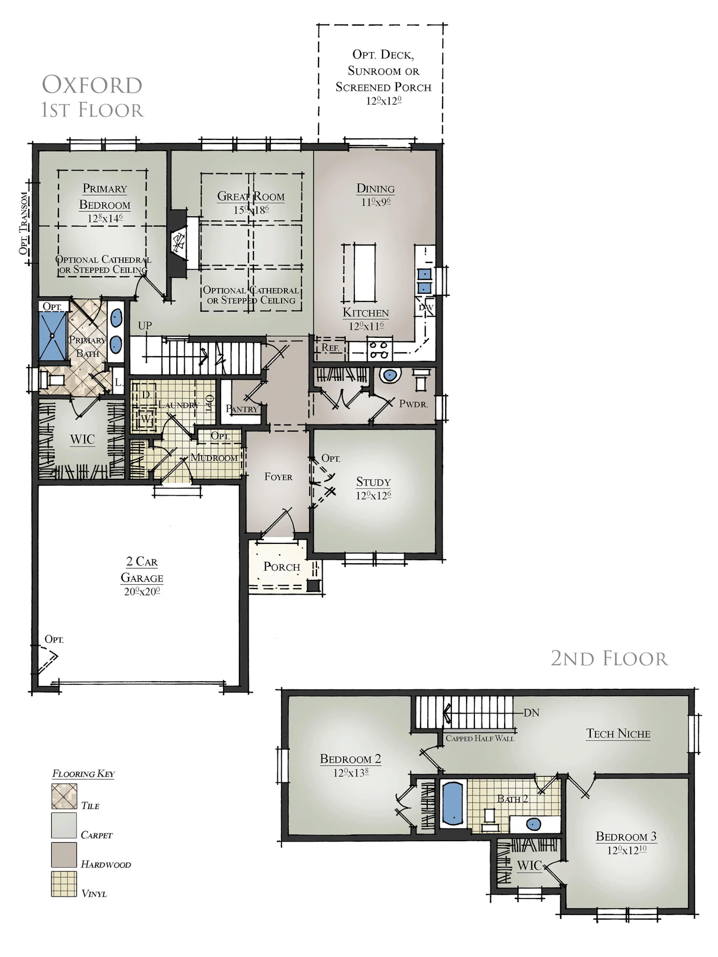 Oxford Primary Down Floor Plan