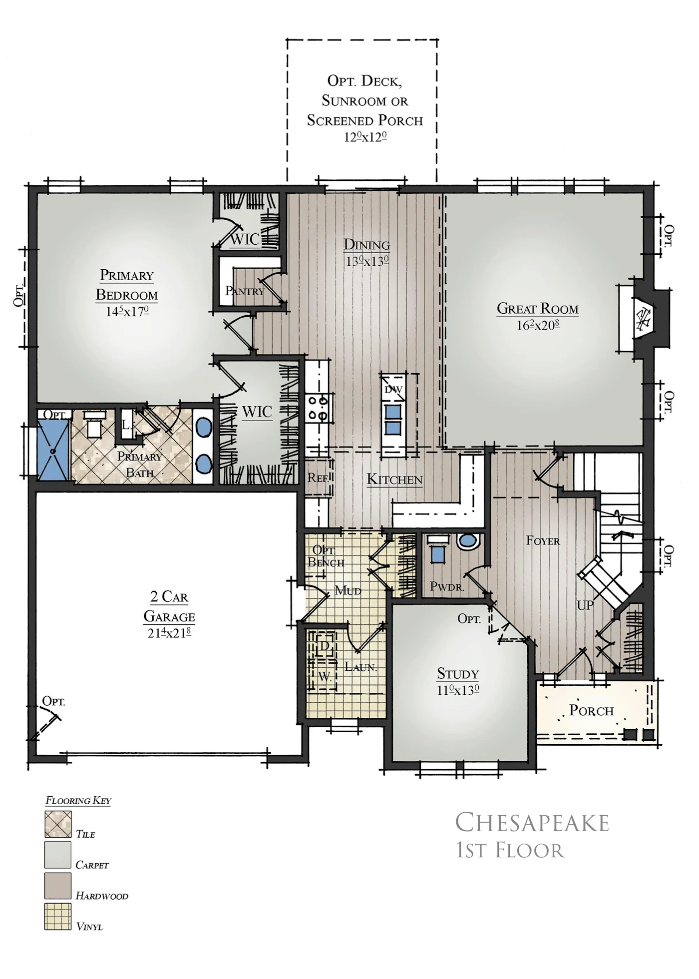 Chesapeake 1st Floor Plan