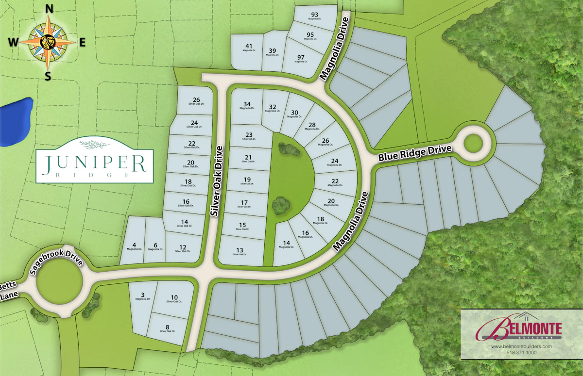 Site Plan for Juniper Ridge