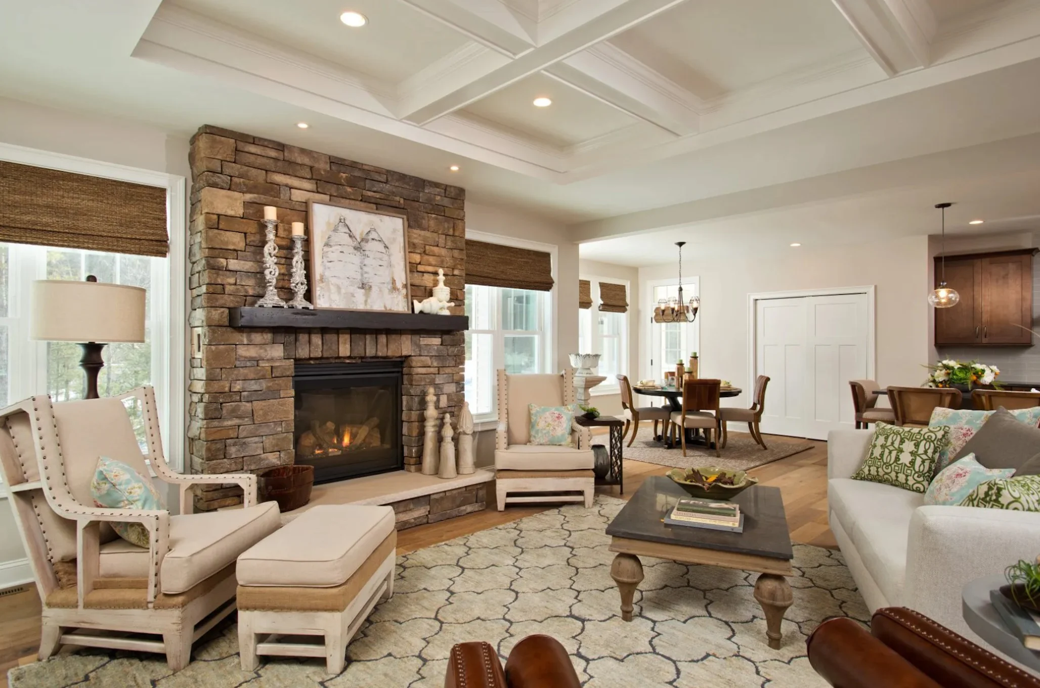 Sonoma Grove Castleton Great+Room with Stepped Ceiling