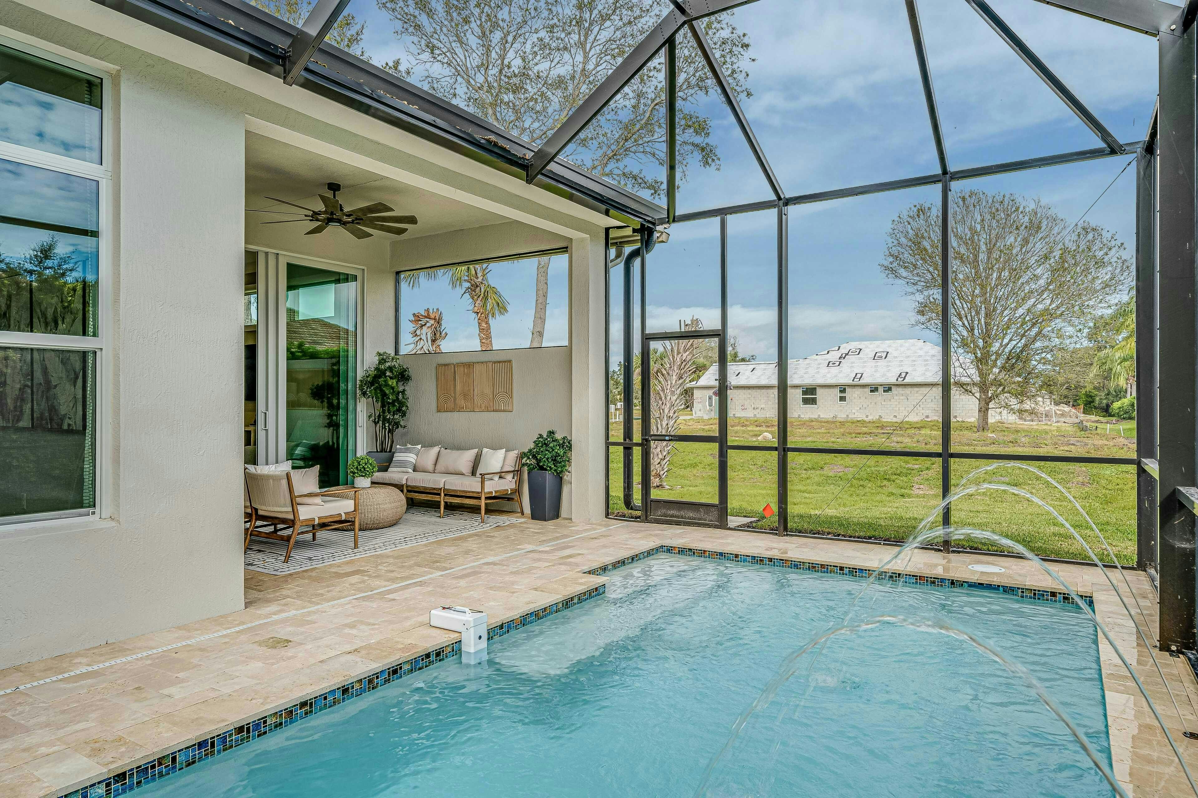 Screened Pool | Cypress Model