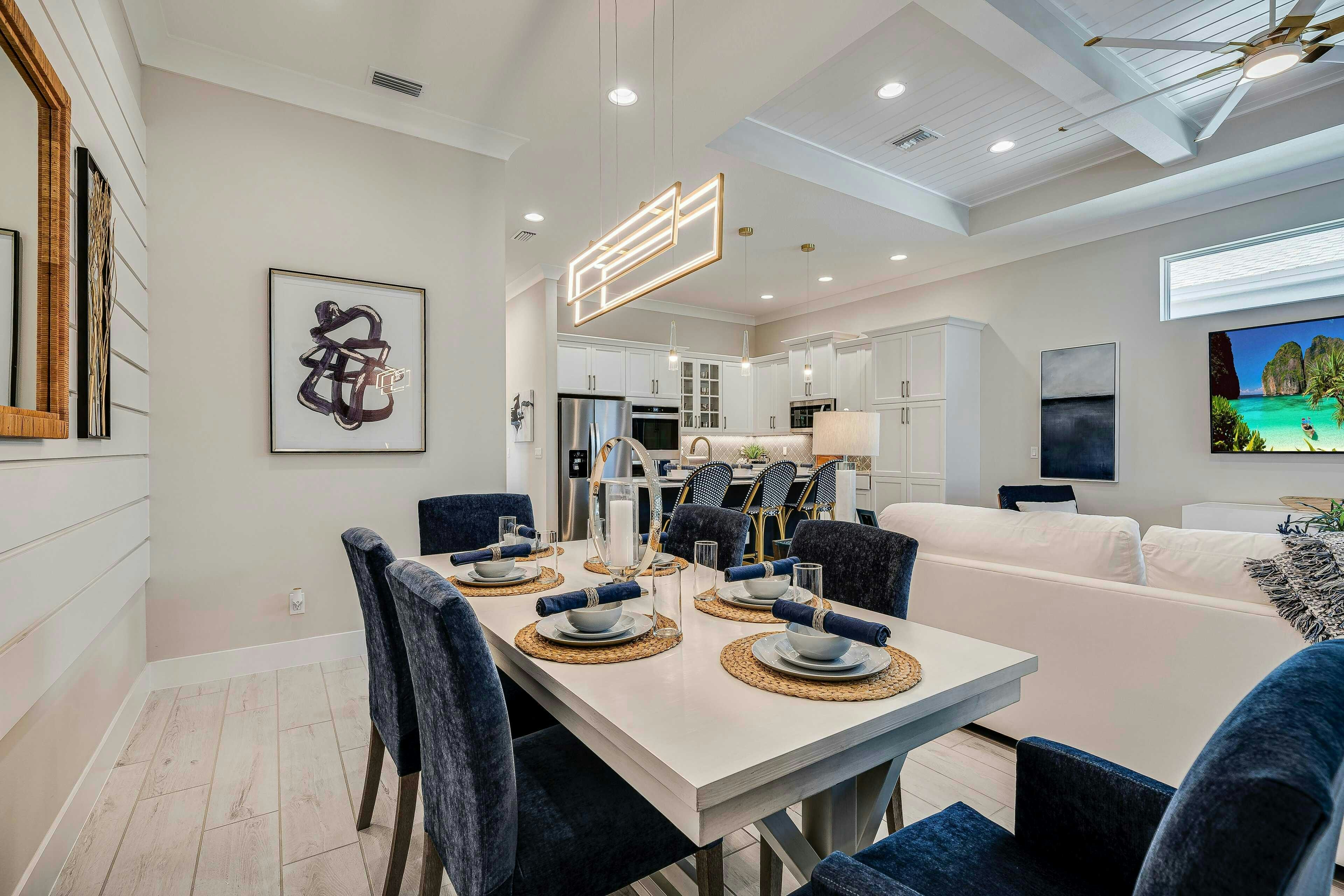 Dining to Great Room and Kitchen | Beacon Model