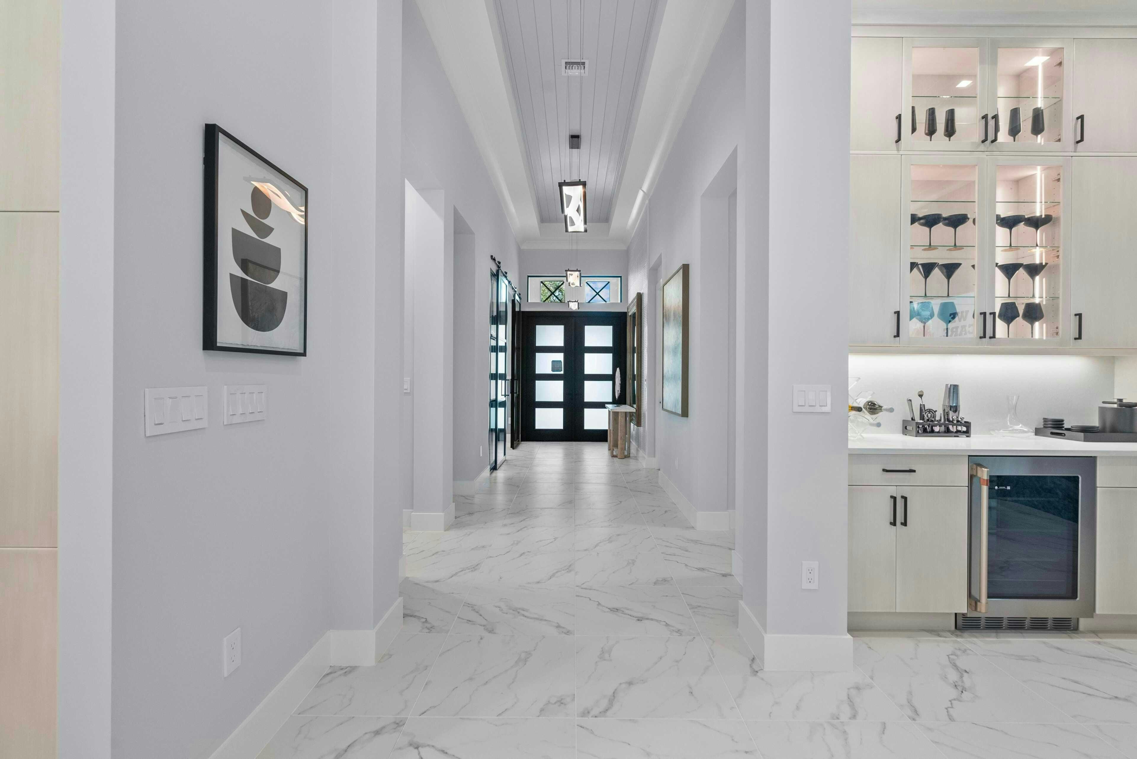 Great Room to Foyer | Sapphire Model | Seaglass