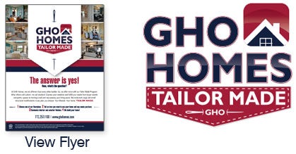 GHO Homes Tailor Made - View Flyer