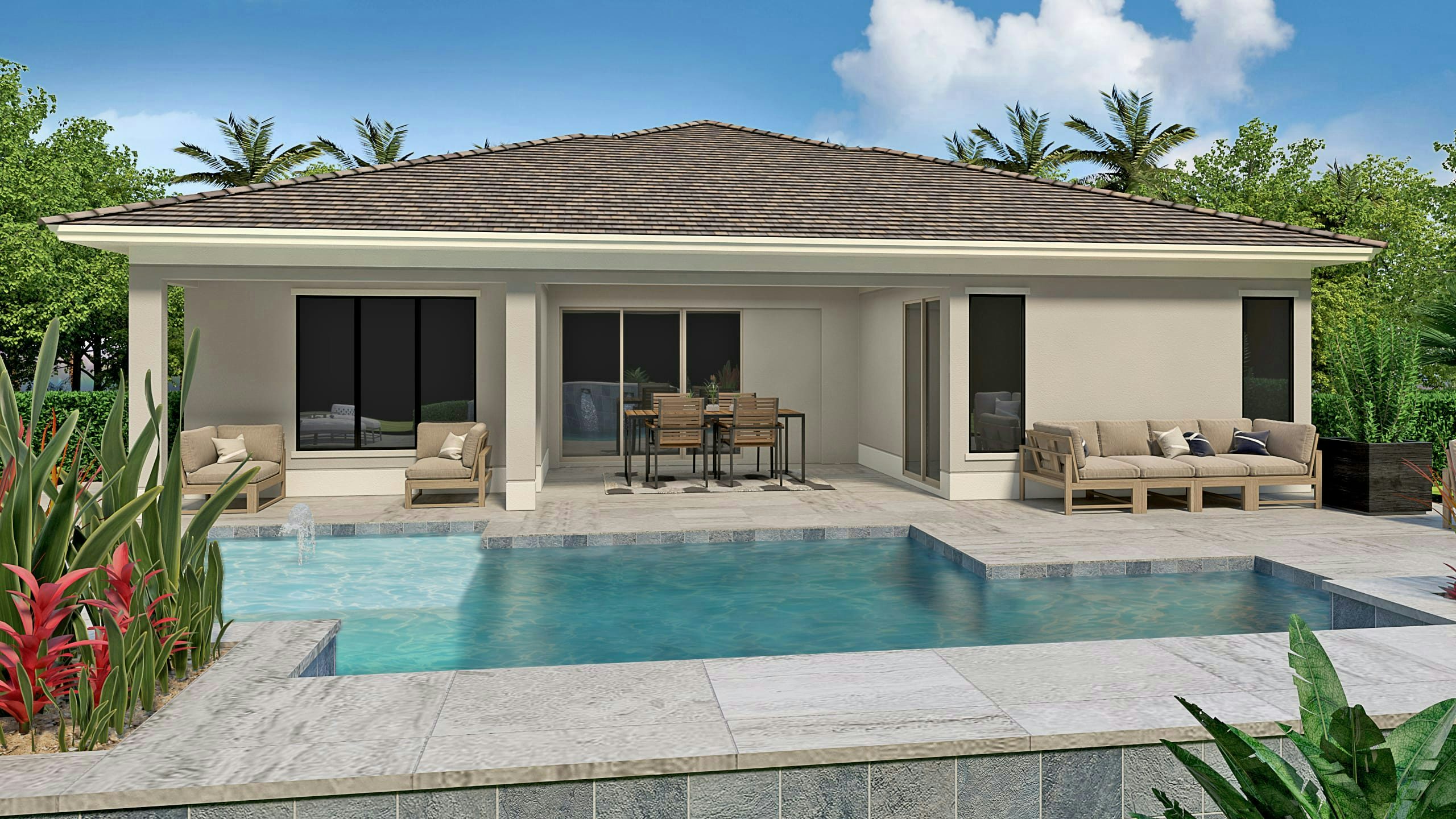 Contemporary Rear Elevation | Alessia