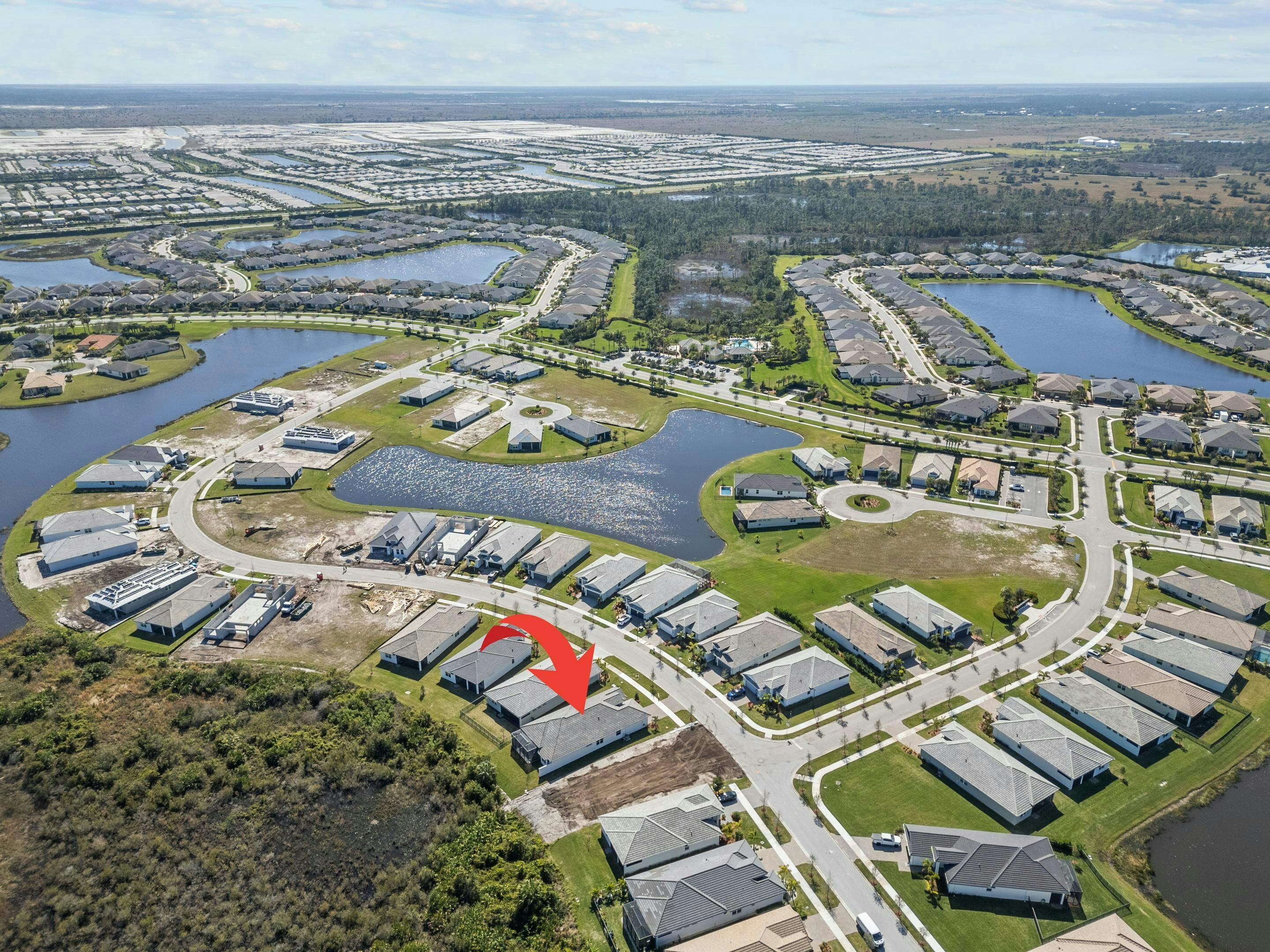 Aerial Locator | 12501 SW Sunrise Lake Terrace