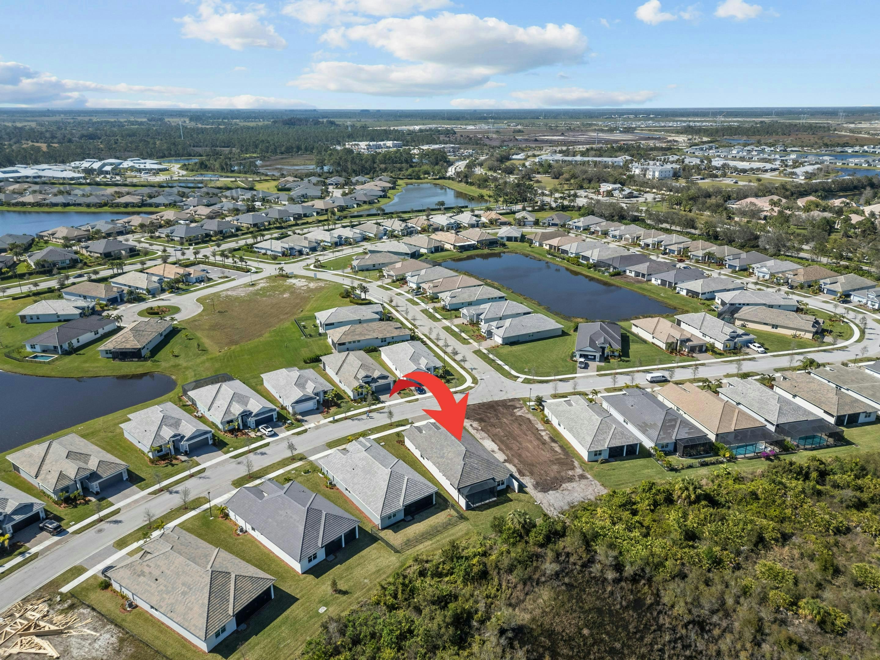 Aerial Locator | 12501 SW Sunrise Lake Terrace