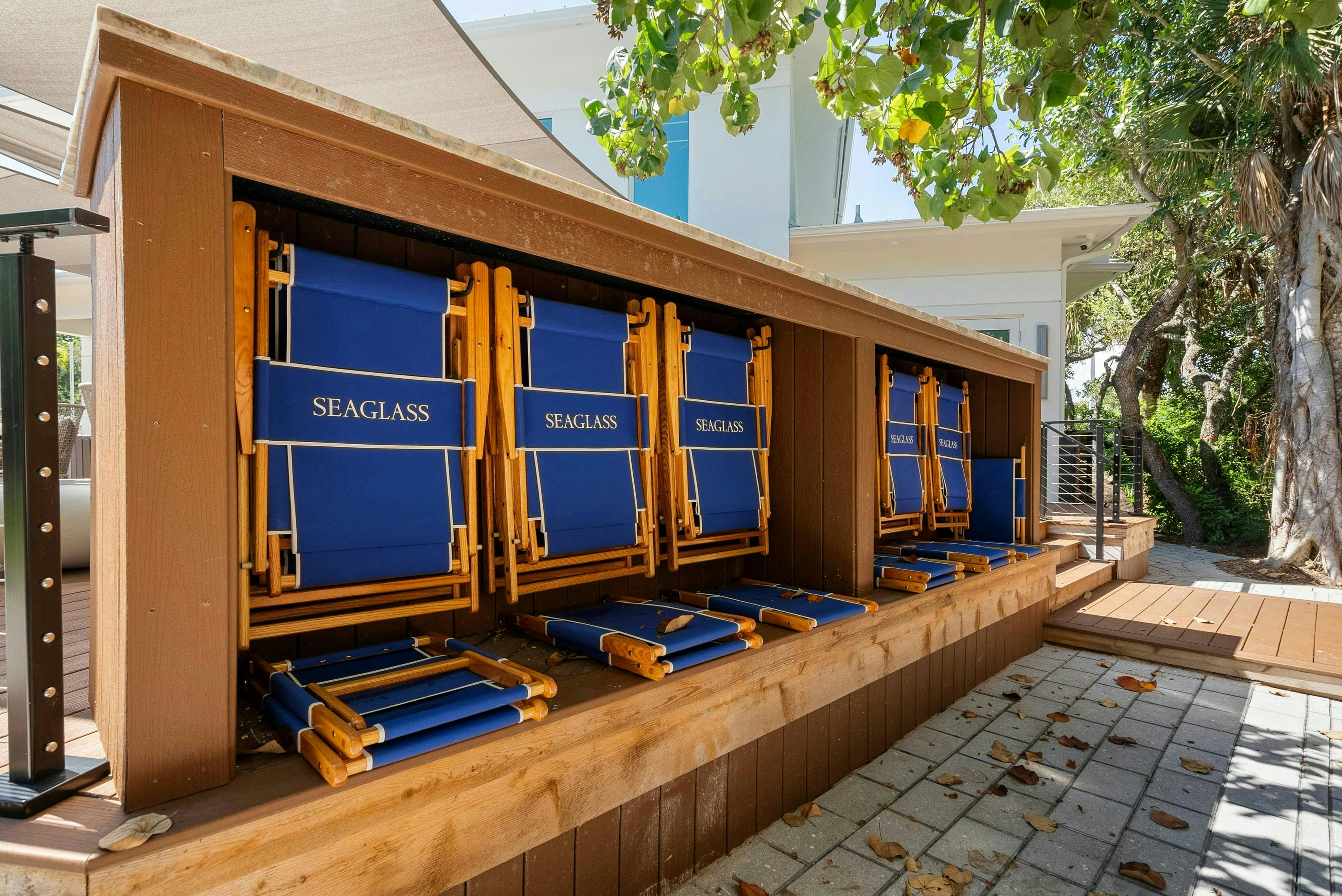 Beach Chairs | Seaglass Beach Club