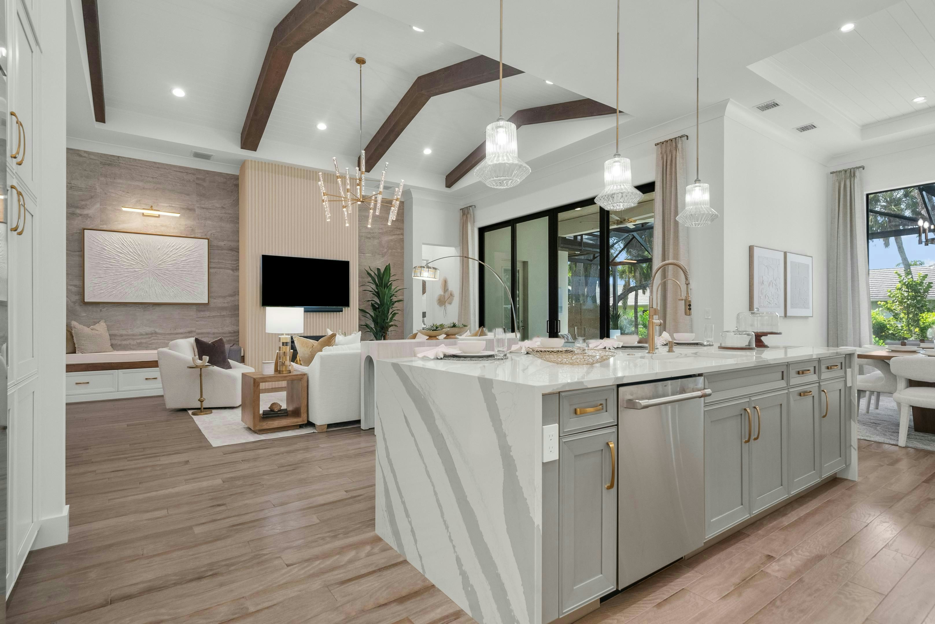 Kitchen to Great Room | Indigo Model