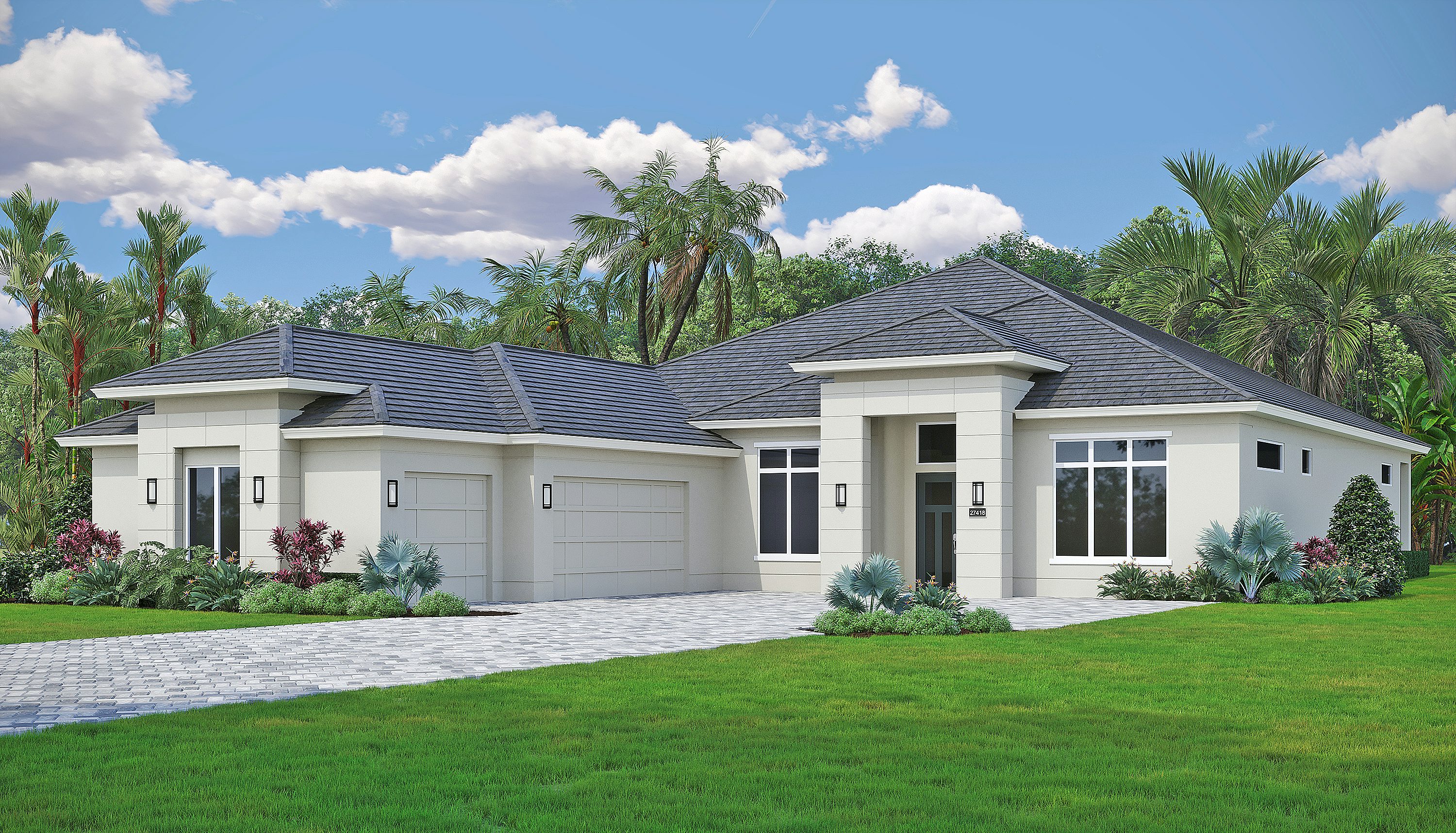 Contemporary V1 Elevation | Riviera