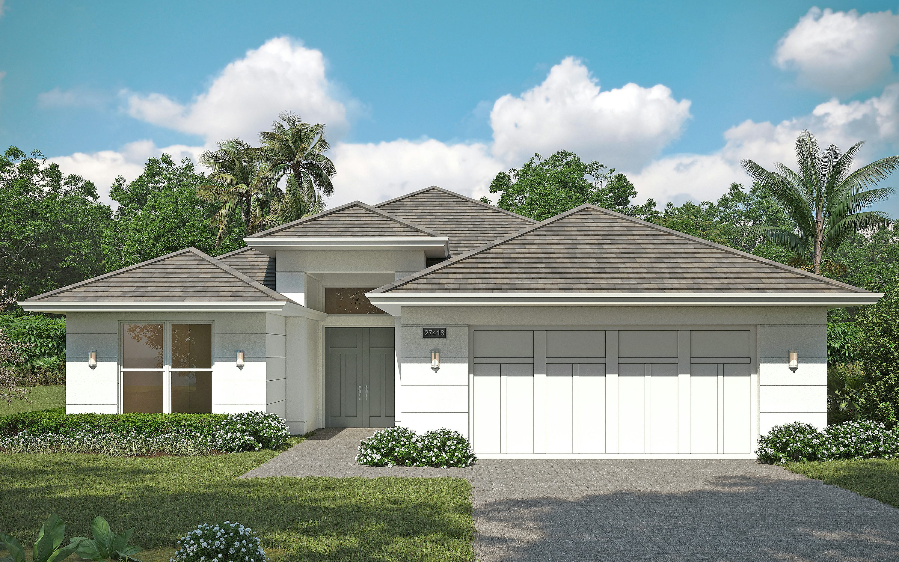 Contemporary Elevation | Cypress Grande