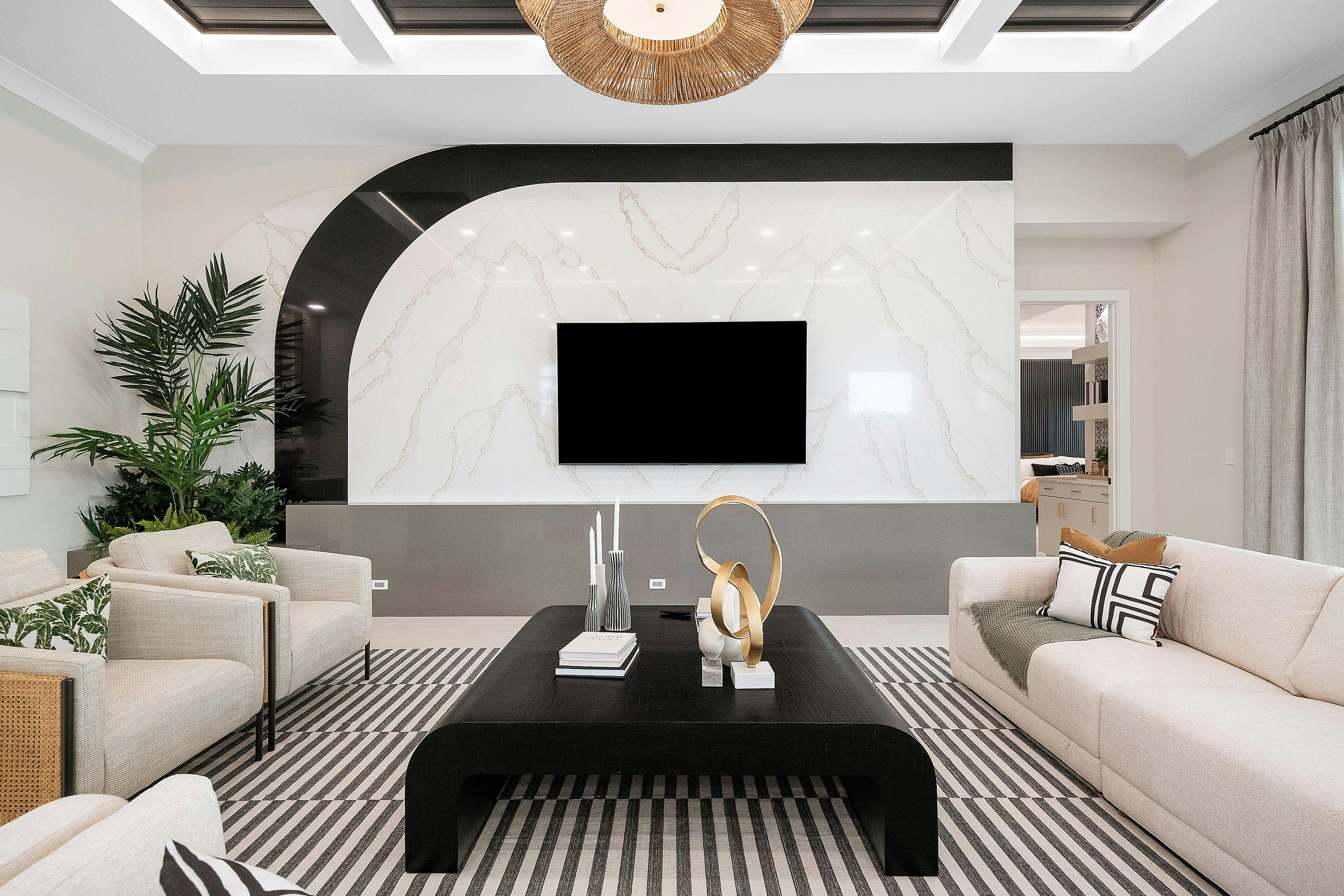 Great Room Wall Detail | Riviera Model