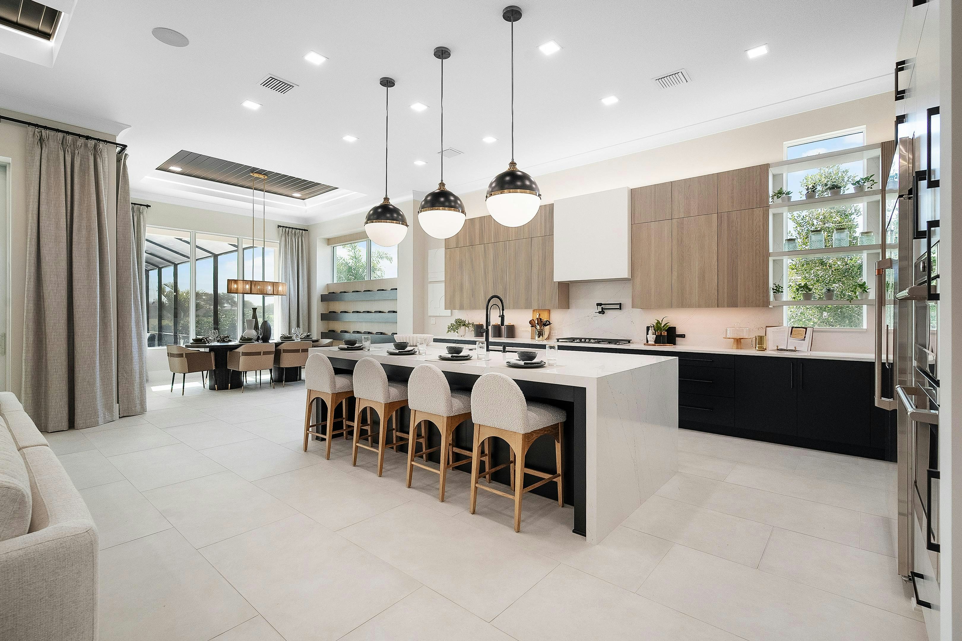 Kitchen to Dining | Riviera Model