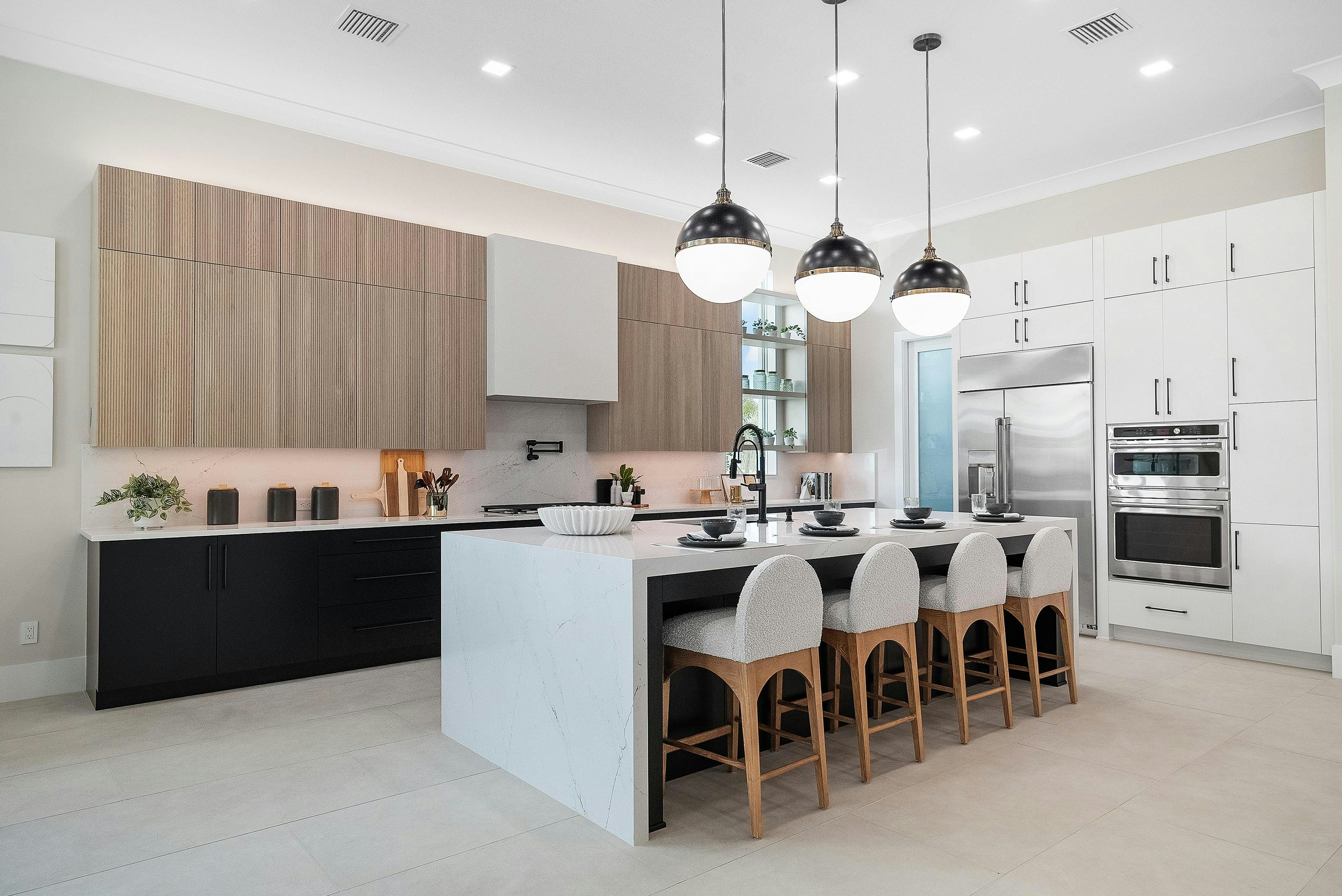 Kitchen with Island | Riviera Model