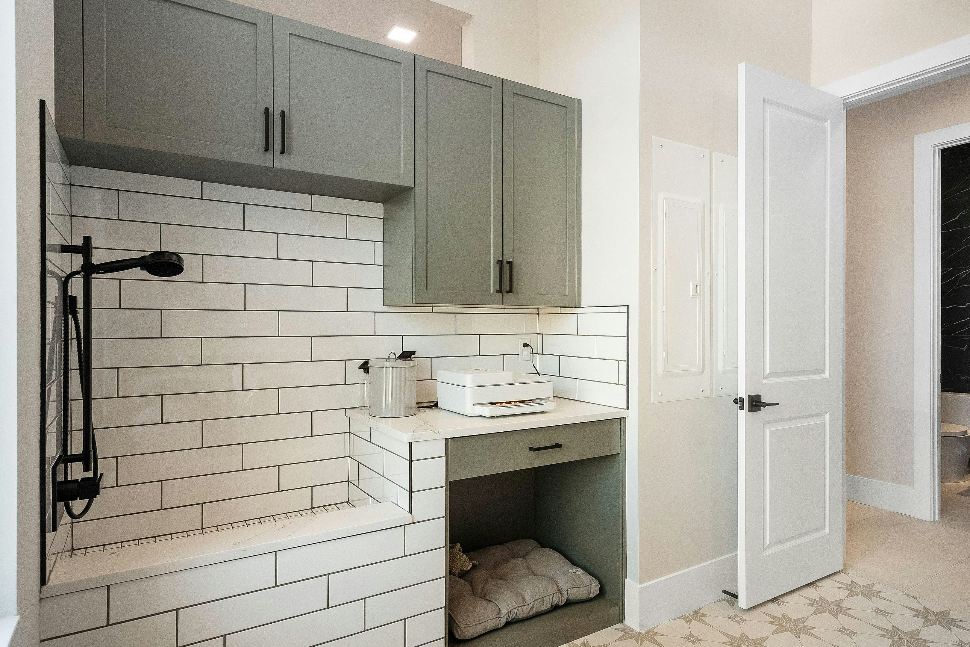 Laundry Room Dog Washing Station | Riviera Model