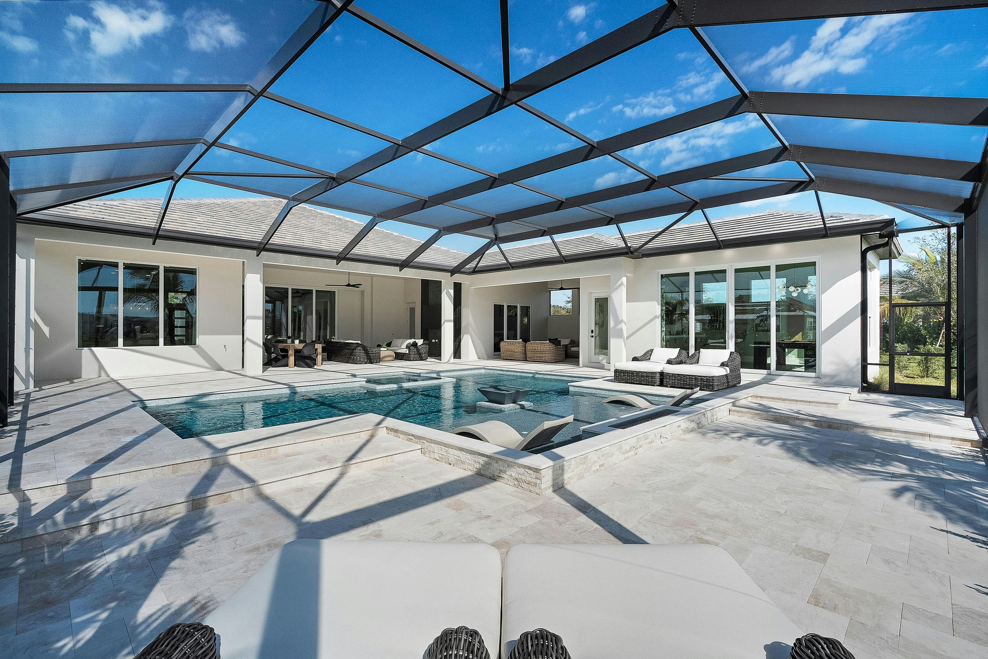 Screened Pool Area | Riviera Model