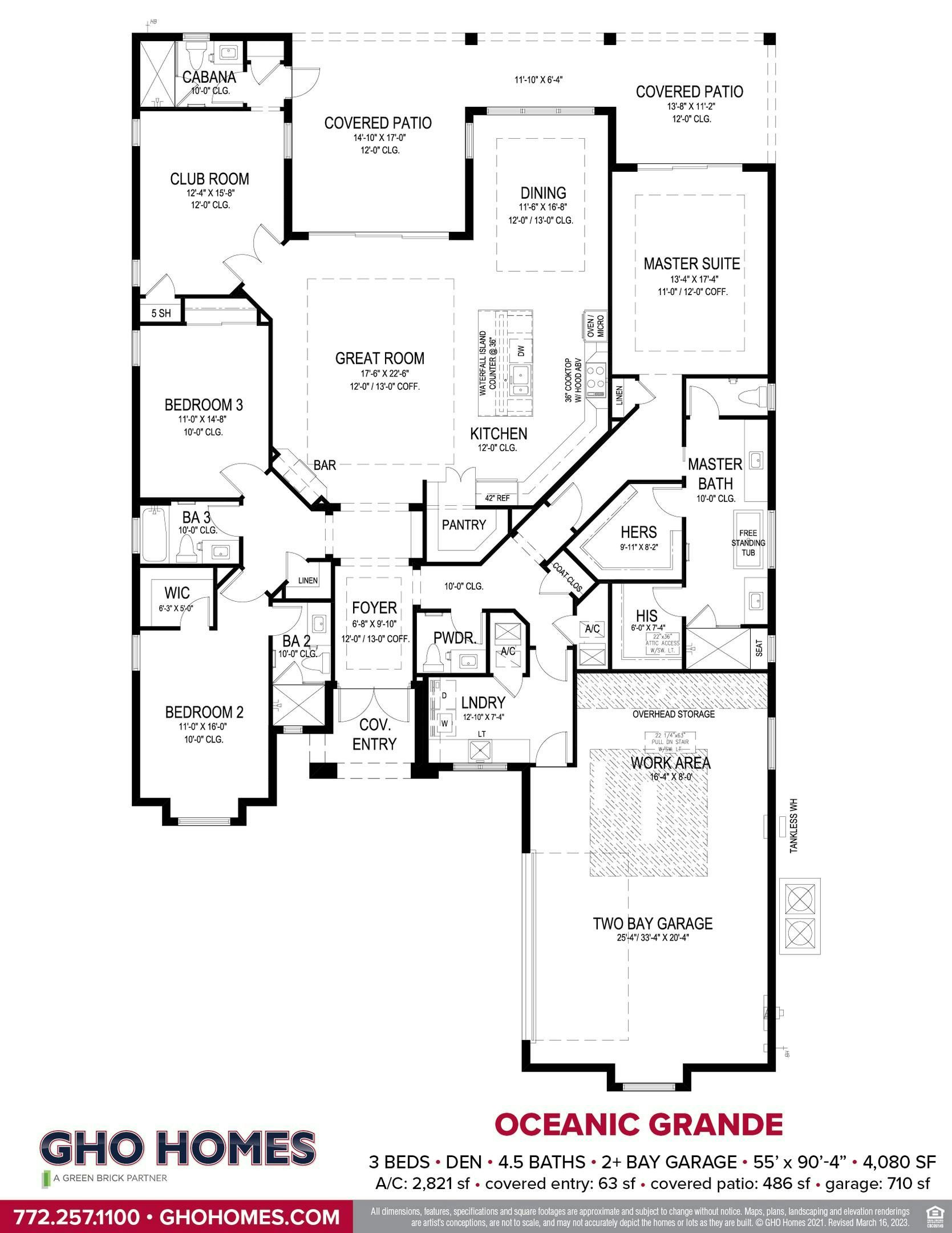 Oceanic Grande Floorplan