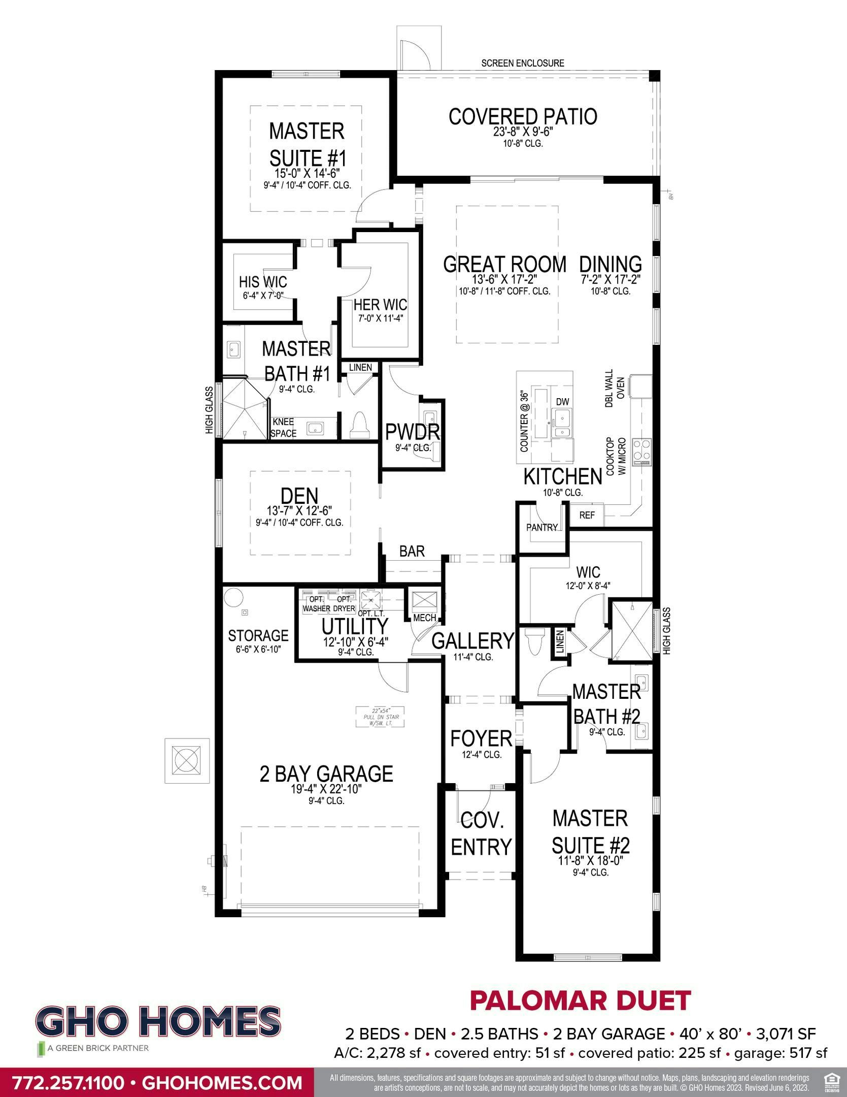 Palomar Duet Floorplan