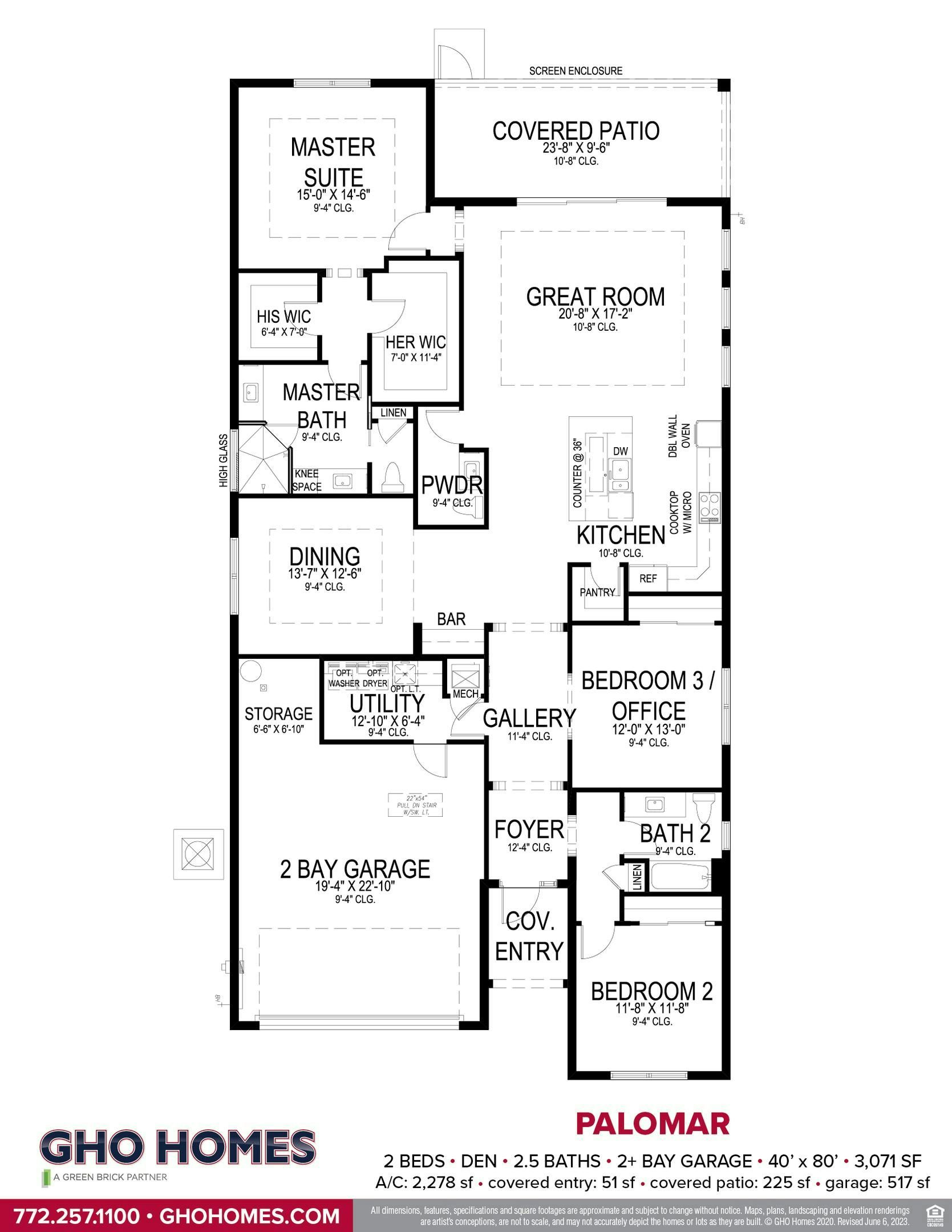 Palomar Floorplan