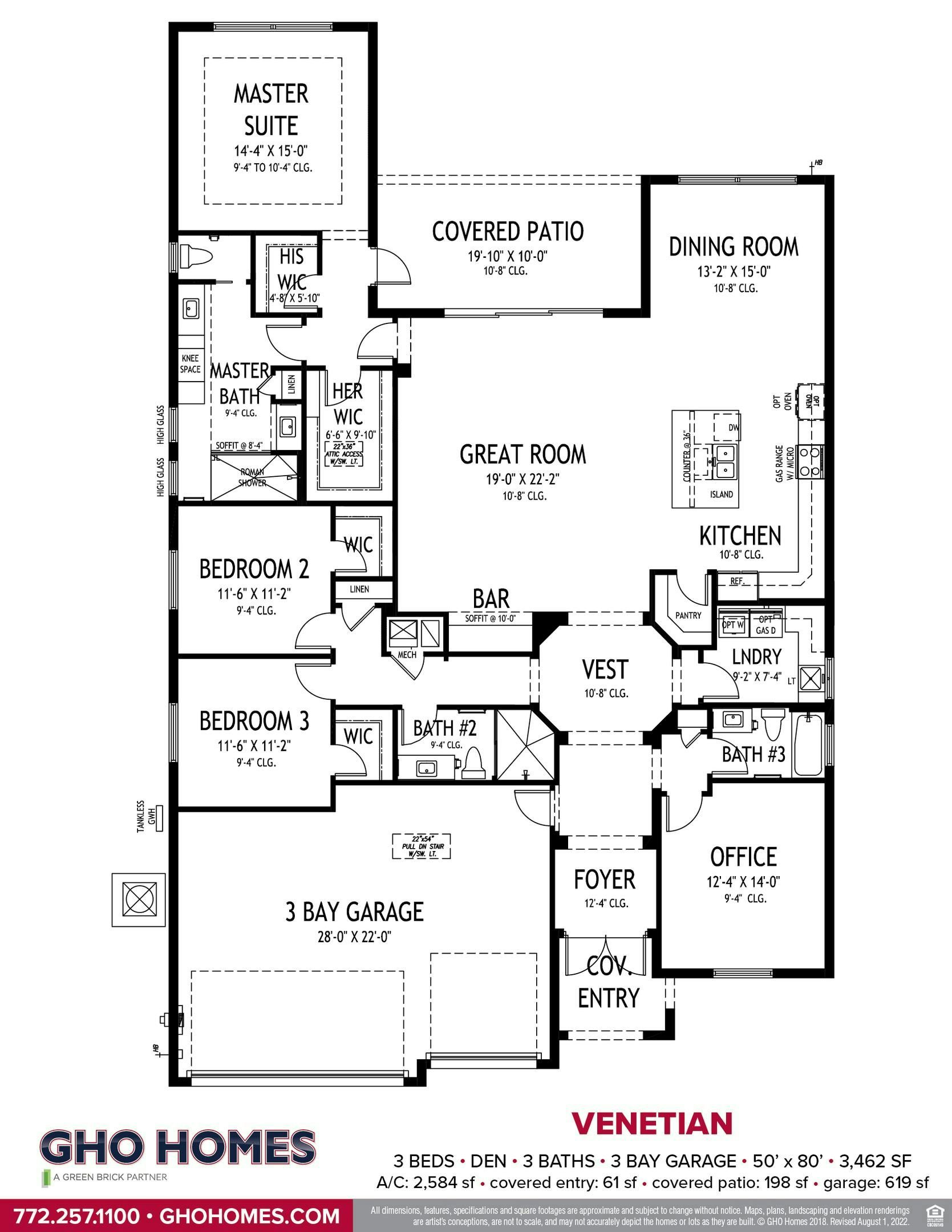 Venetian Floorplan