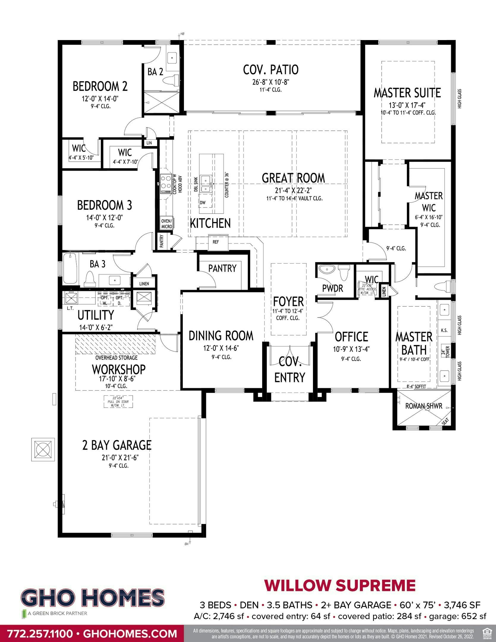 Willow Supreme Floorplan