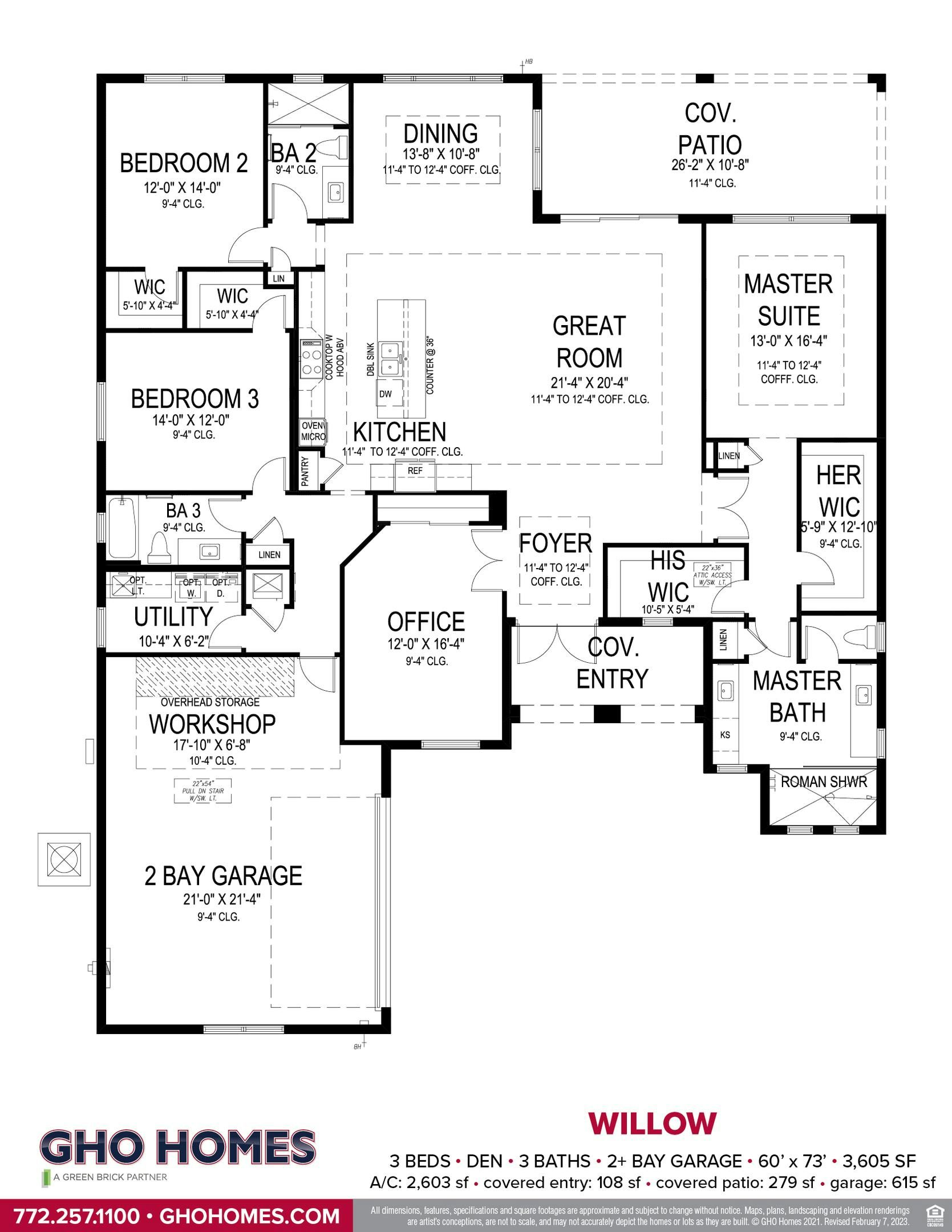 Willow Floorplan
