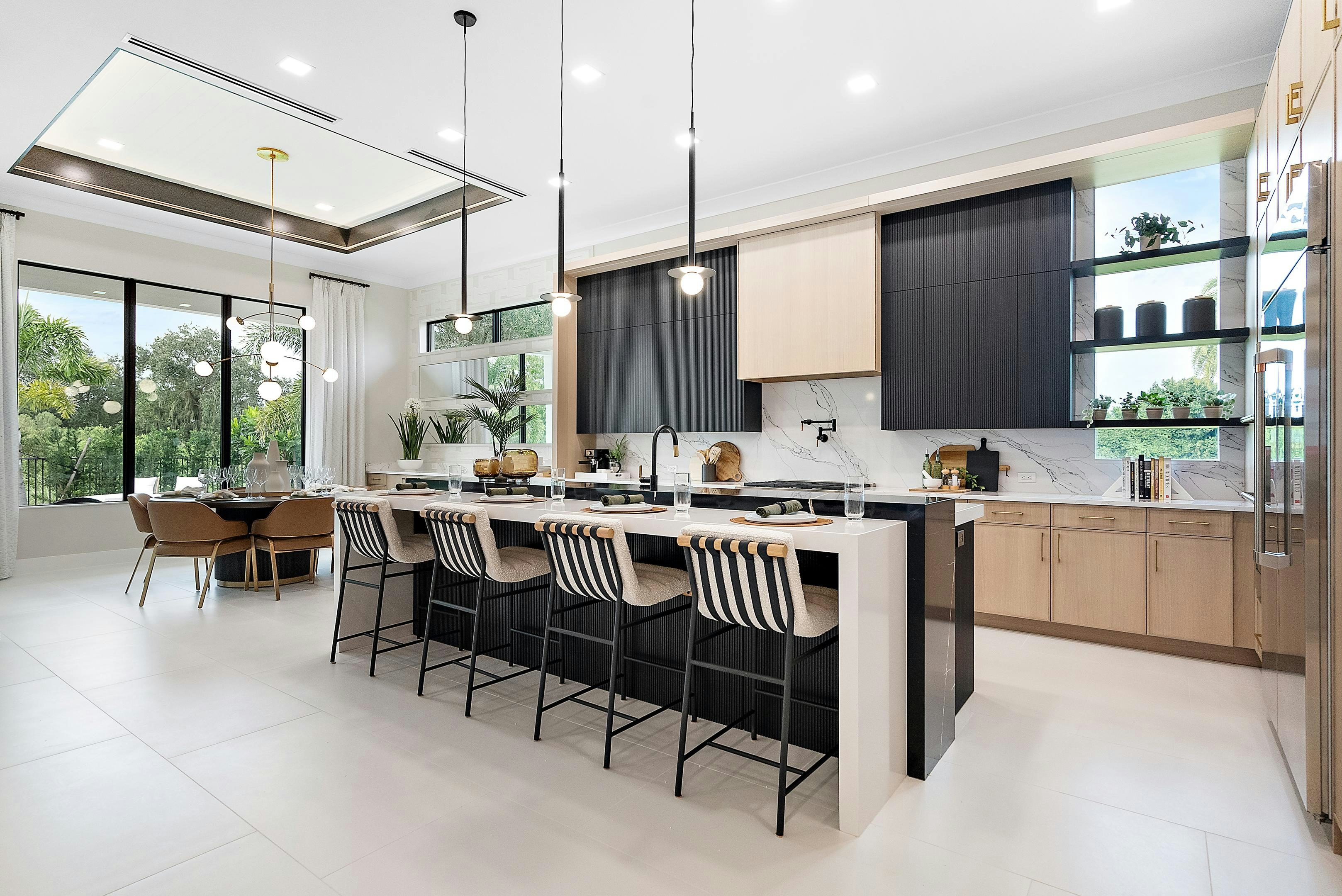 Kitchen to Dining | Keenan Model