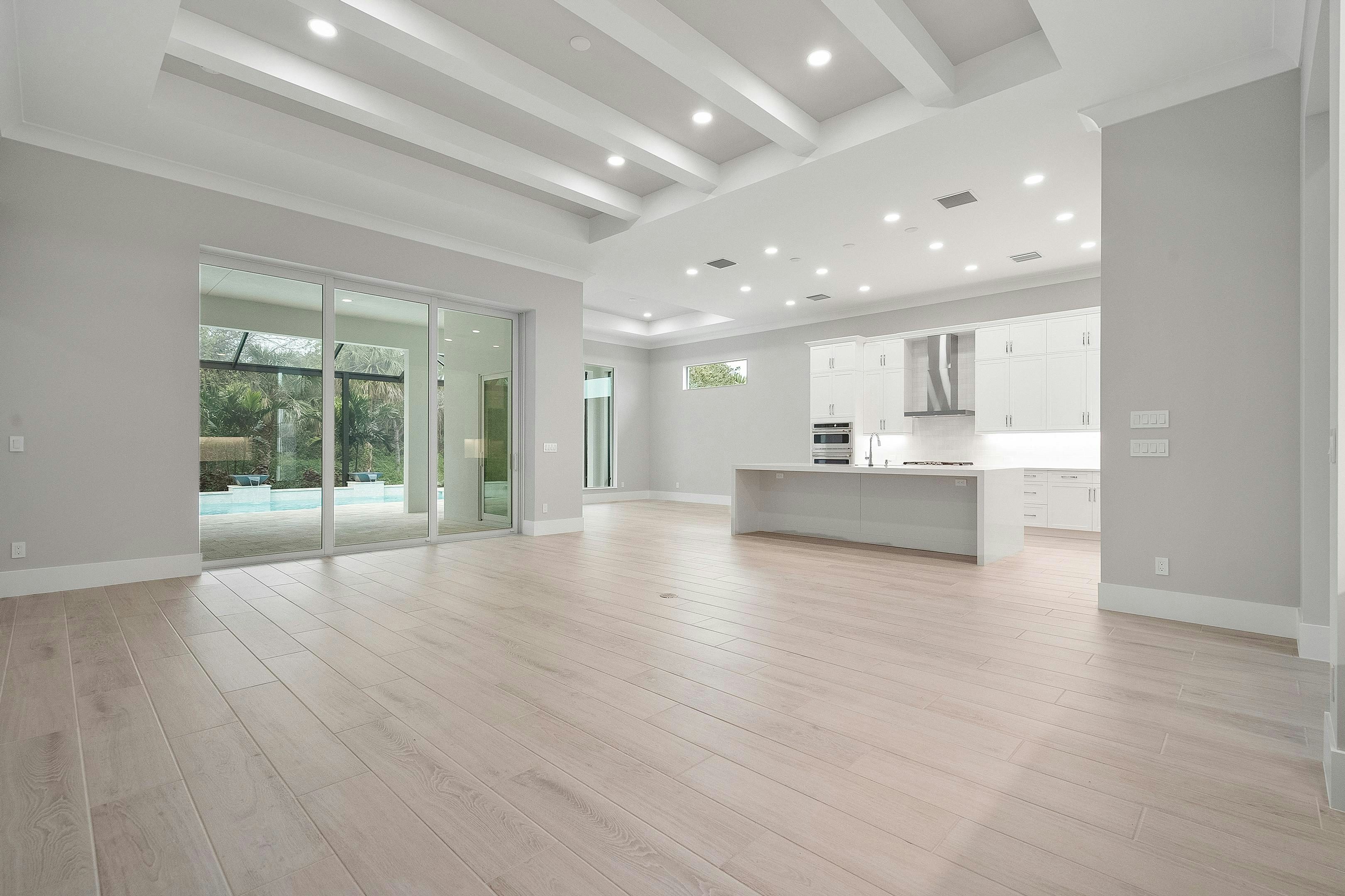 Great Room to Kitchen | Somerset Move -in Ready shown for reference