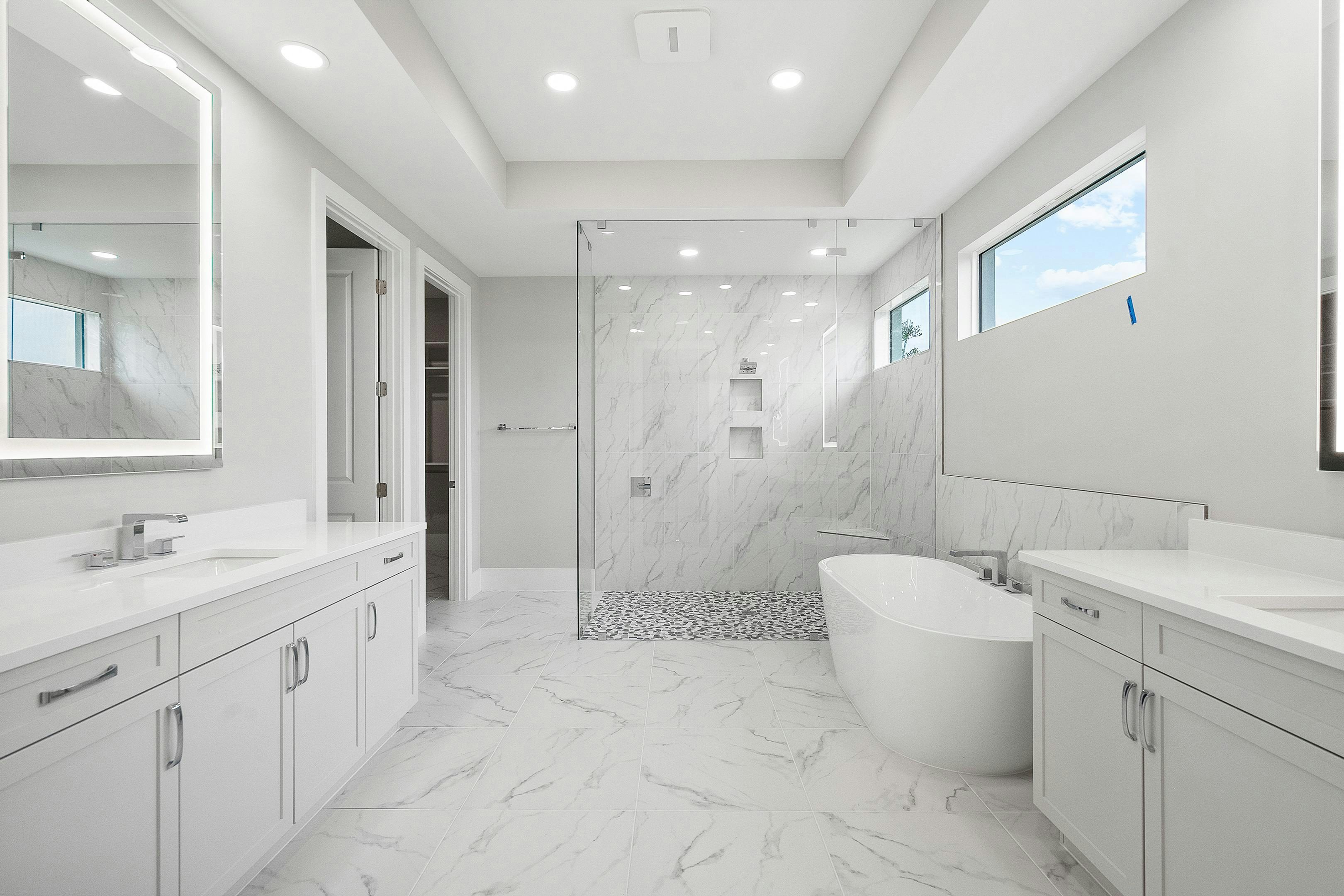 Master Bath | Somerset Move-in Ready shown for reference