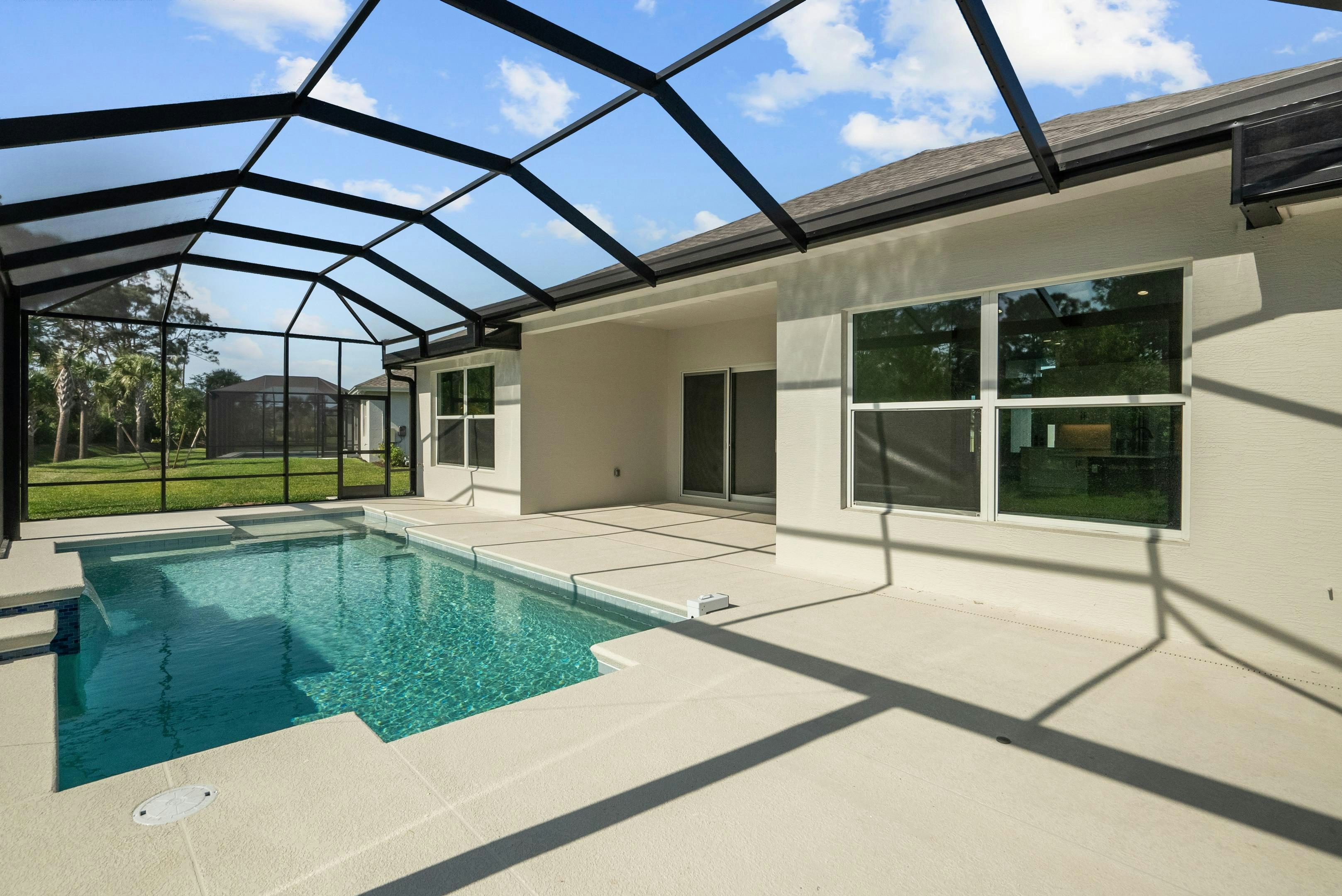 Pool to Rear Elevation - Weston - 6383 High Pointe Cir