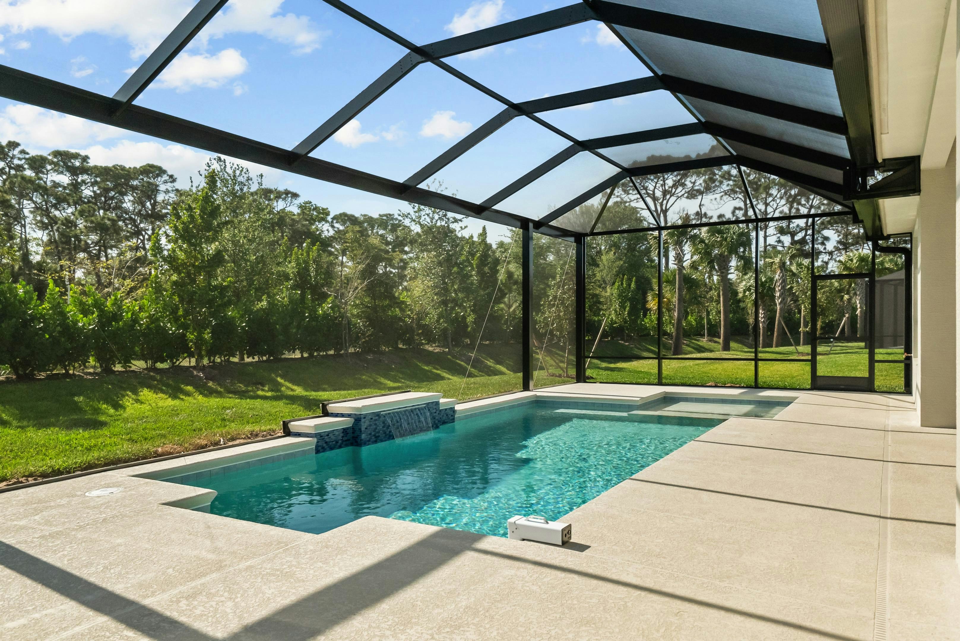 Pool to Yard - Weston - 6383 High Pointe Cir