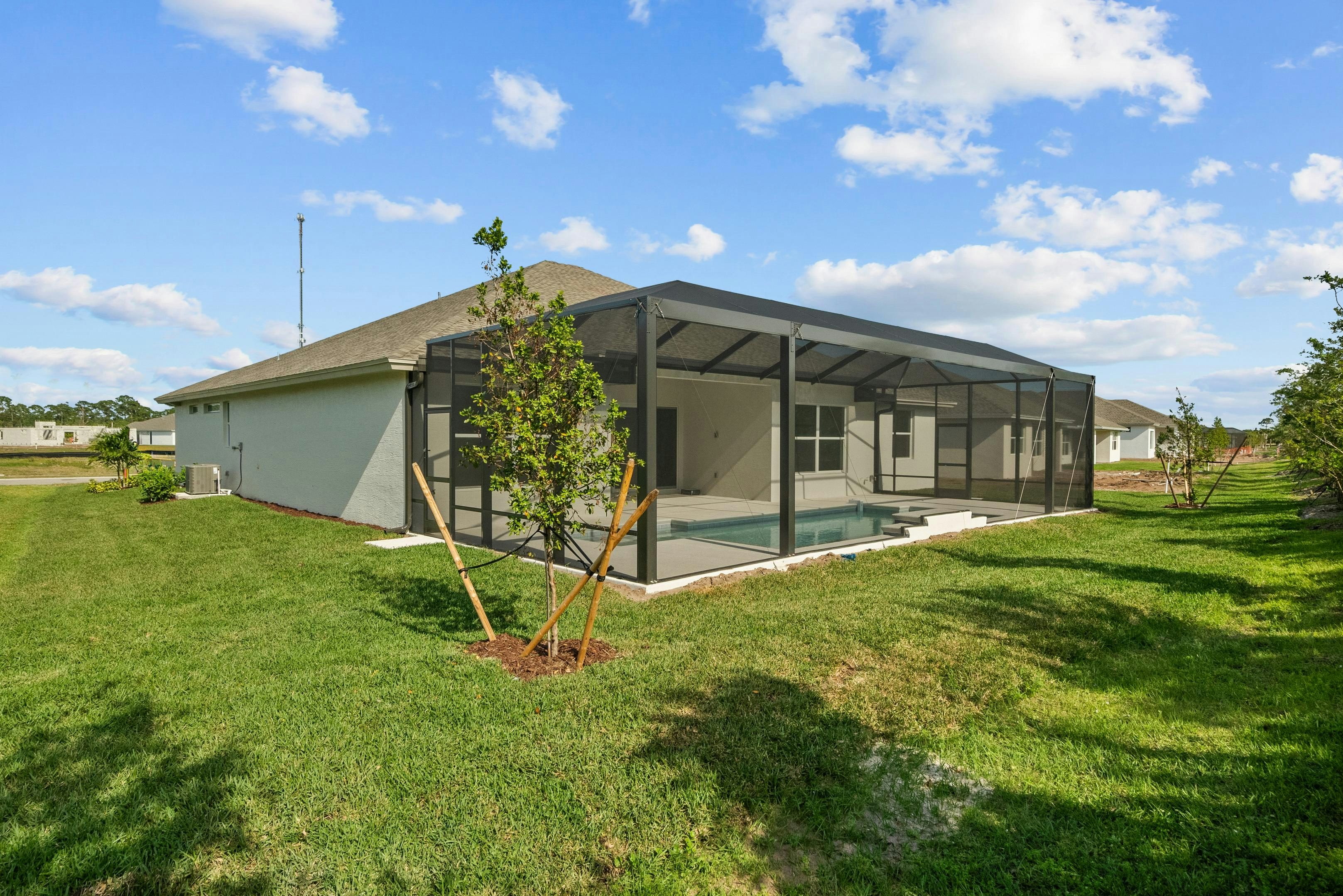 Rear Elevation - Weston - 6383 High Pointe Cir