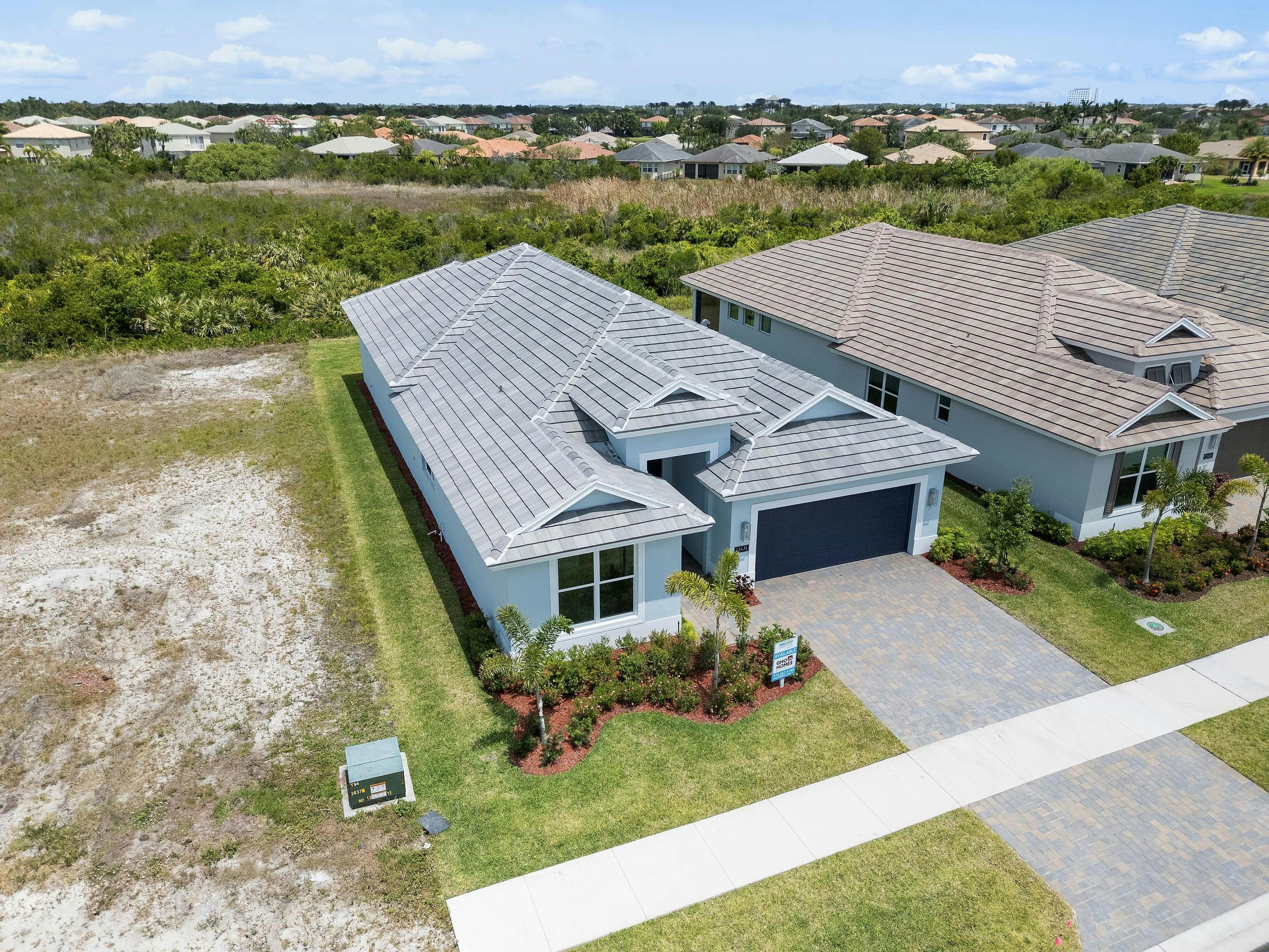 Aerial Elevation | 12471 SW Sunrise Lake Terrace