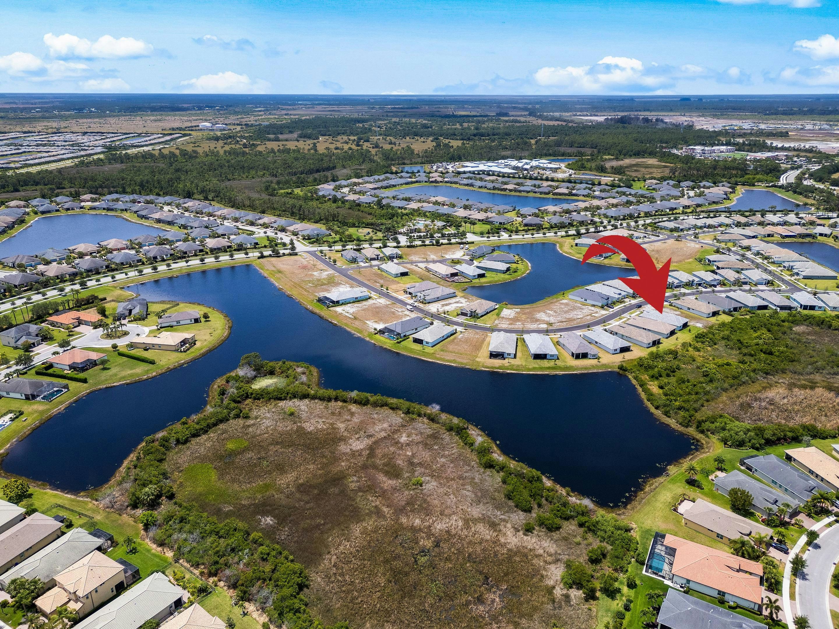 Aerial Locator | 12471 SW Sunrise Lake Terrace