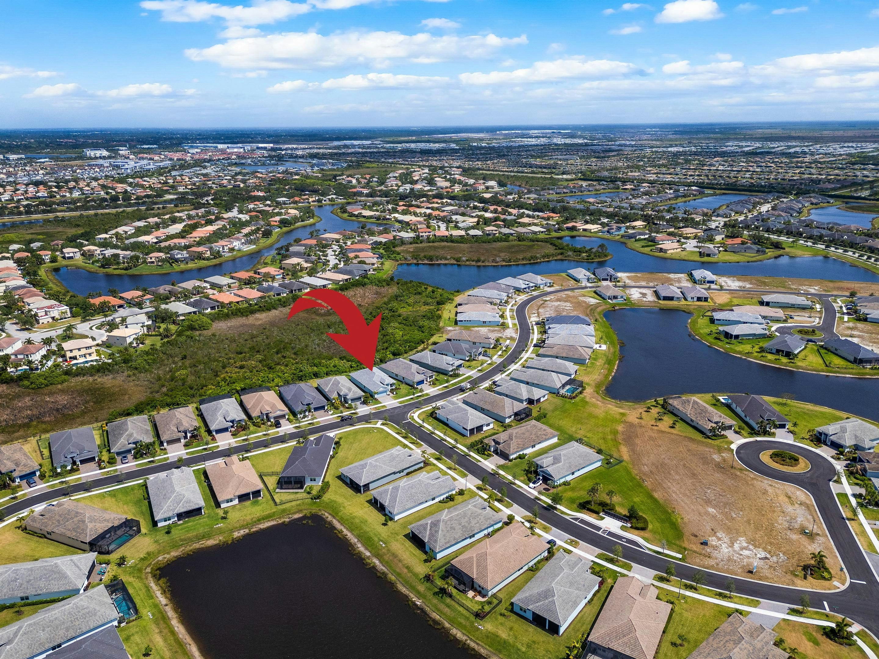 Aerial Locator | 12507 SW Sunrise Lake Terrace