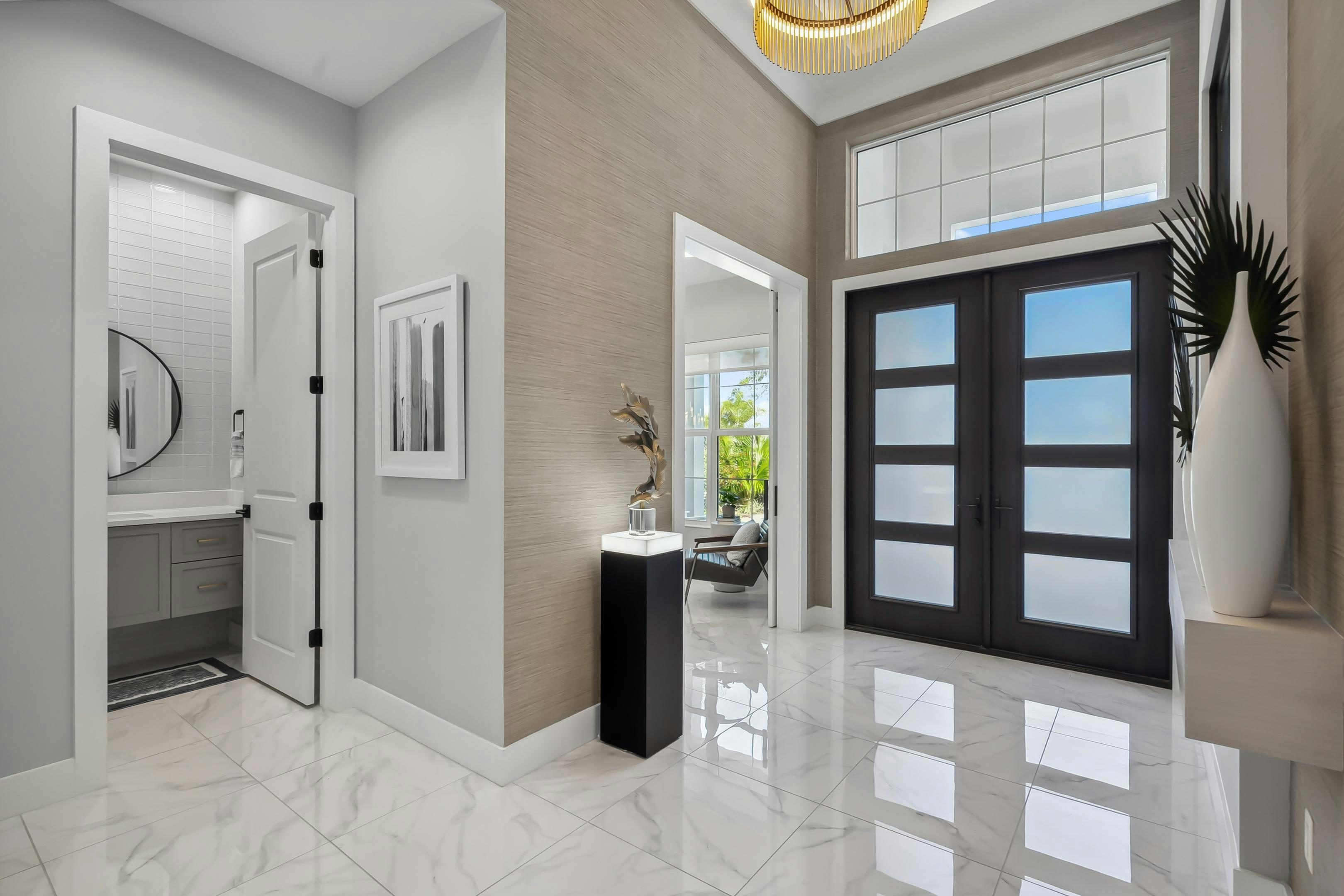 Foyer to Den | 103 Strand Drive