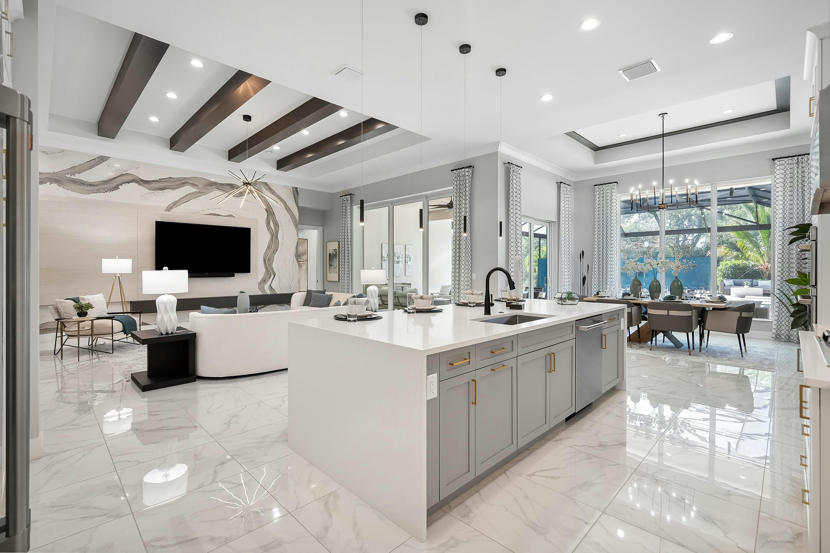 Kitchen to Great Room & Dining | 103 Strand Drive