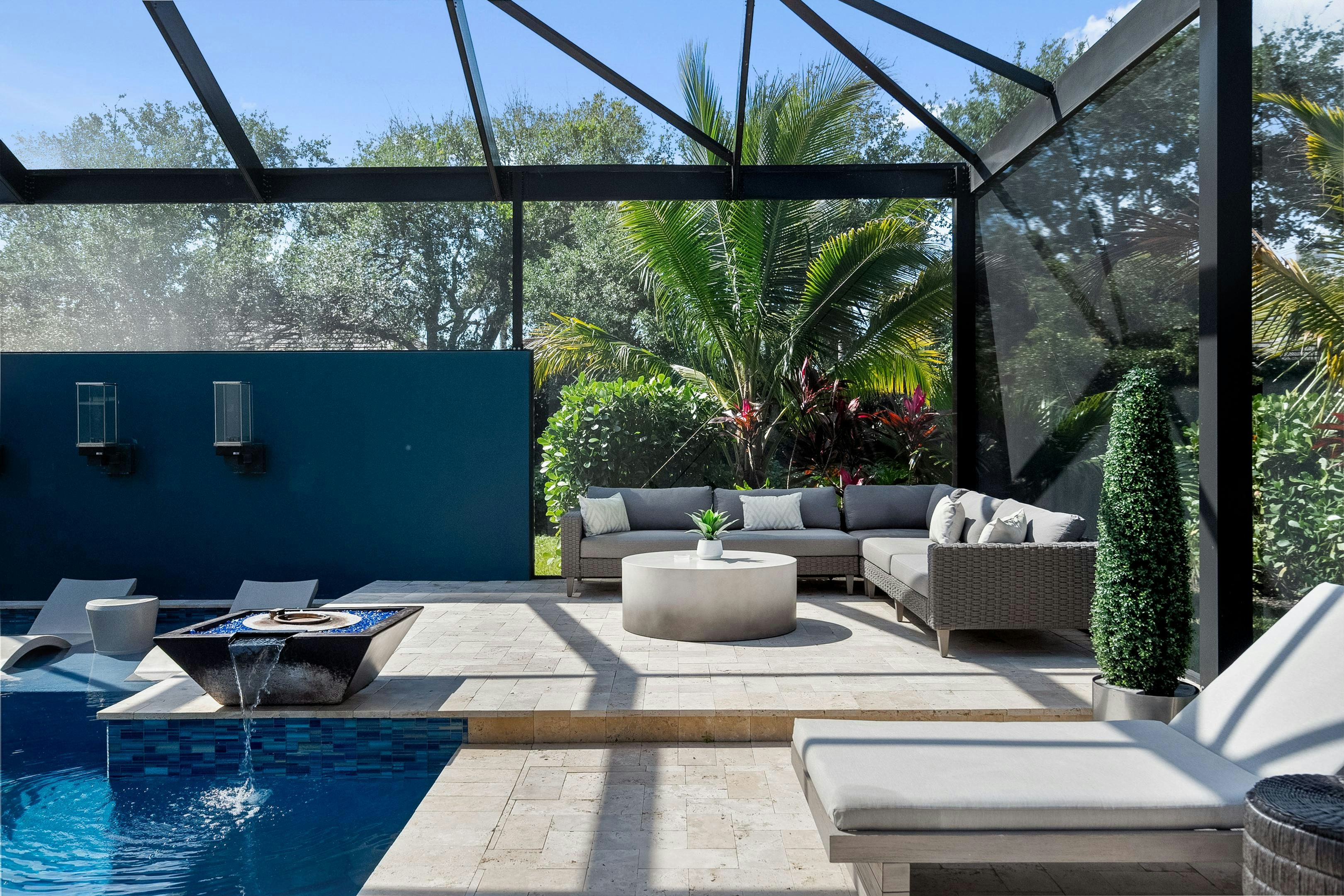 Pool Deck Seating | 103 Strand Drive