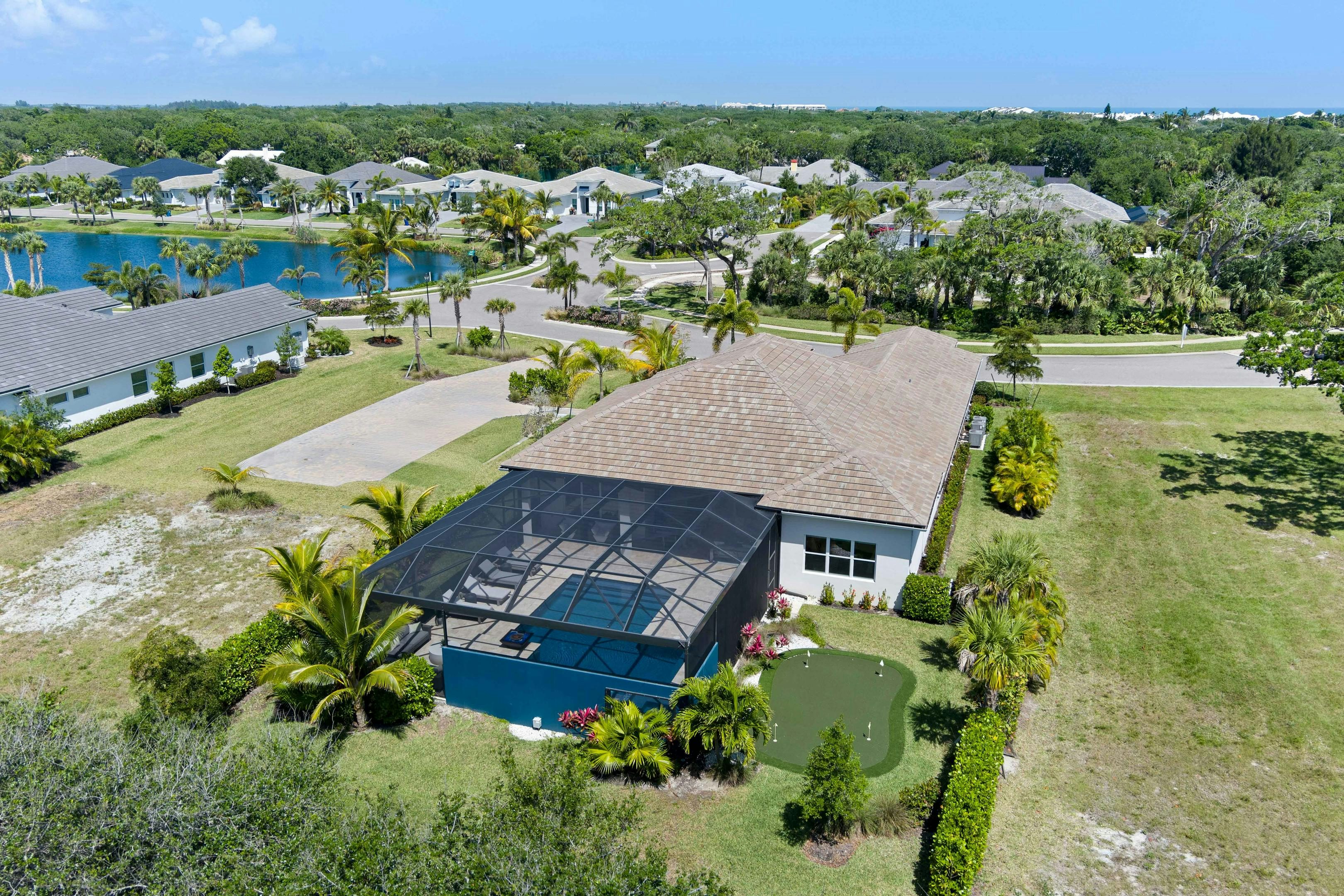 Drone Rear Elevation | 103 Strand Drive