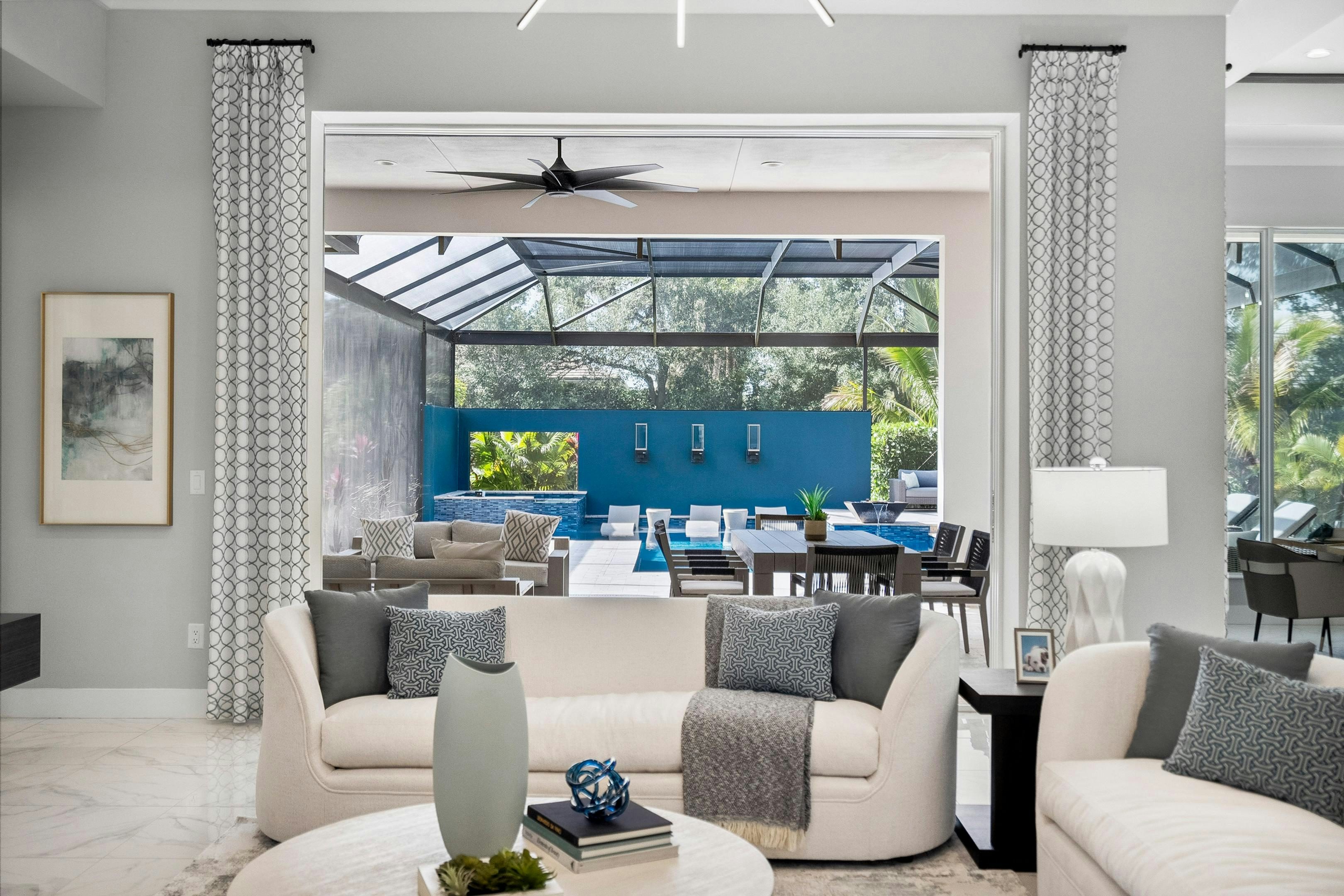 Great Room to Lanai | 103 Strand Drive