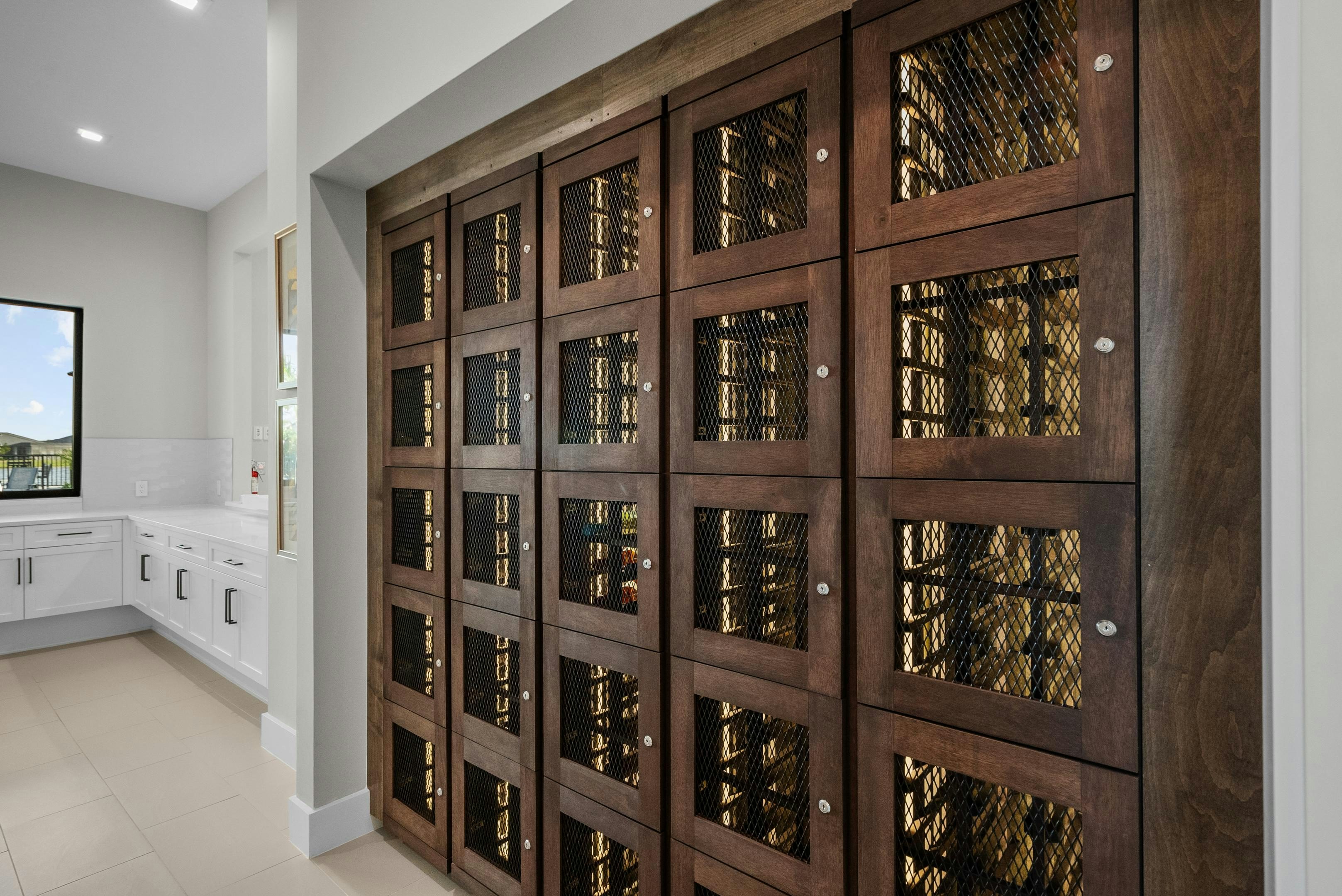 Wine Locker | Belterra Clubhouse