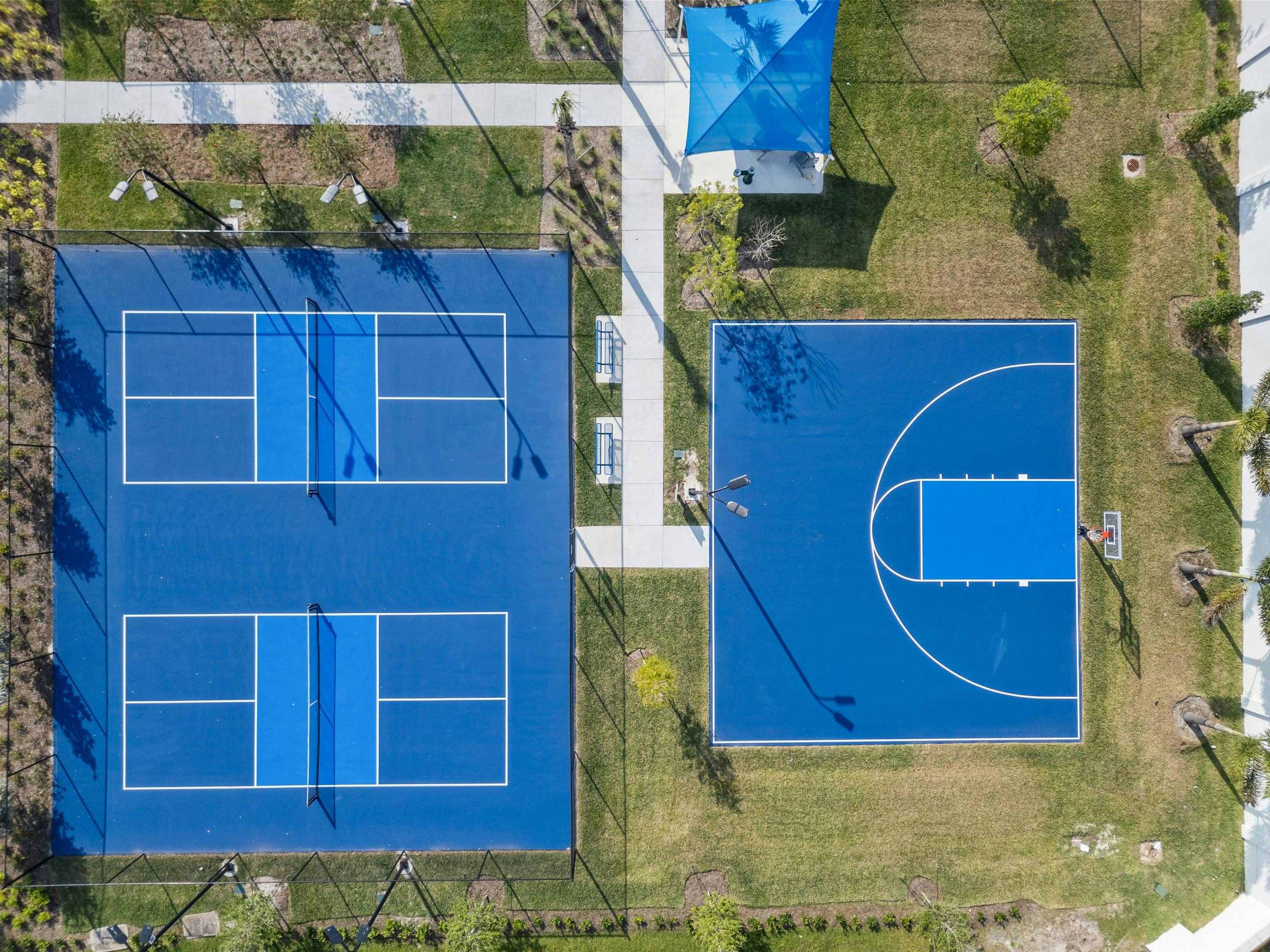 Pickleball and Basketball Courts | Belterra Clubhouse