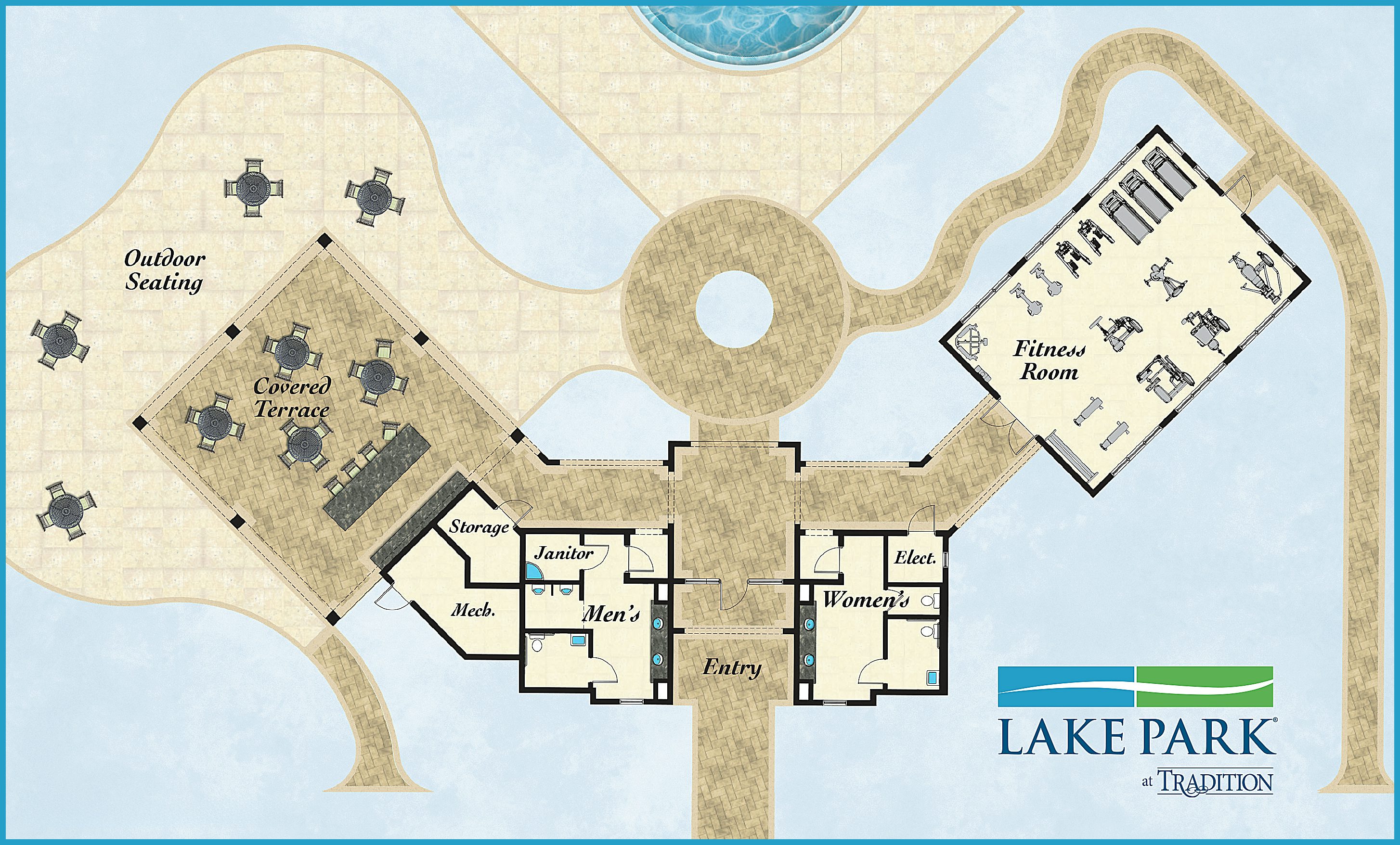 Resident Only Clubhouse | Lake Park at Tradition