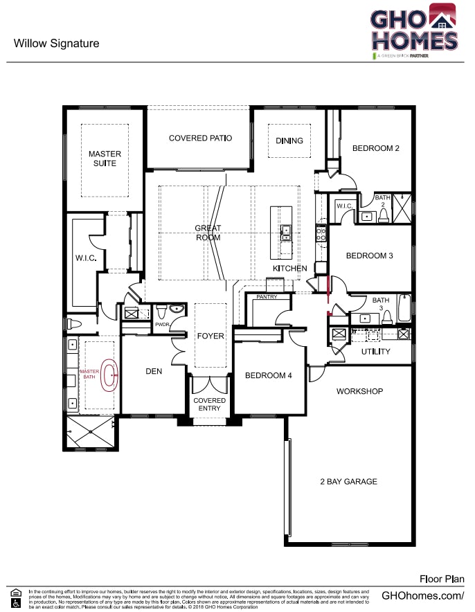 Willow Signature Floorplan