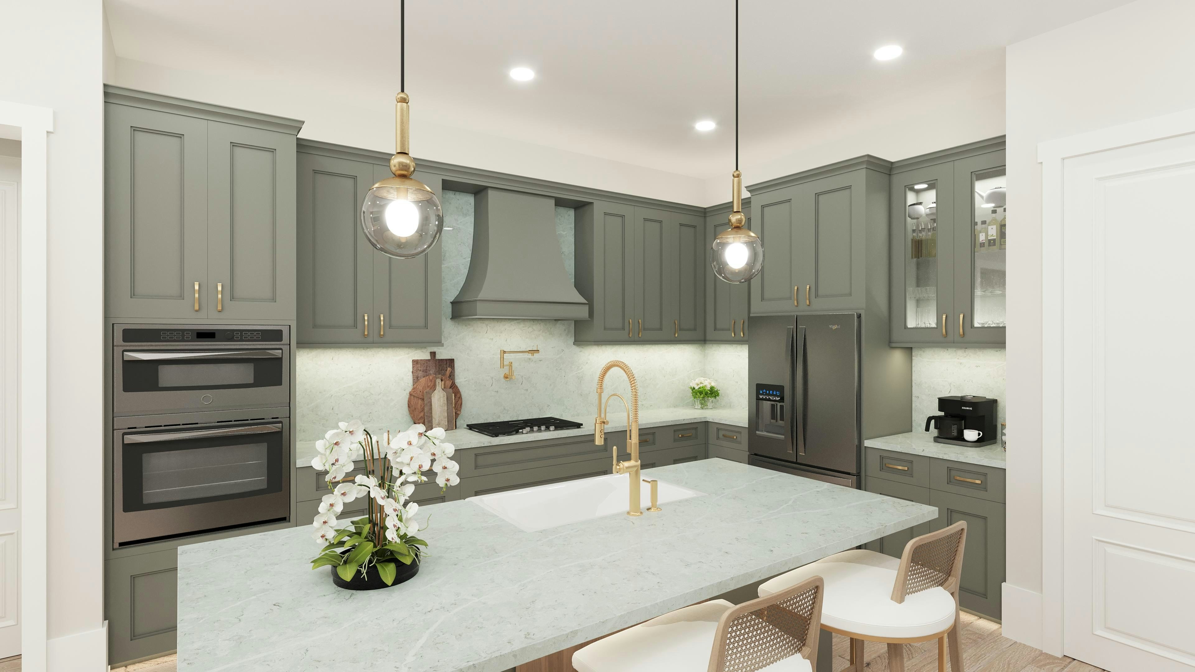Kitchen Standard Virtually Staged | Aberdeen Plan