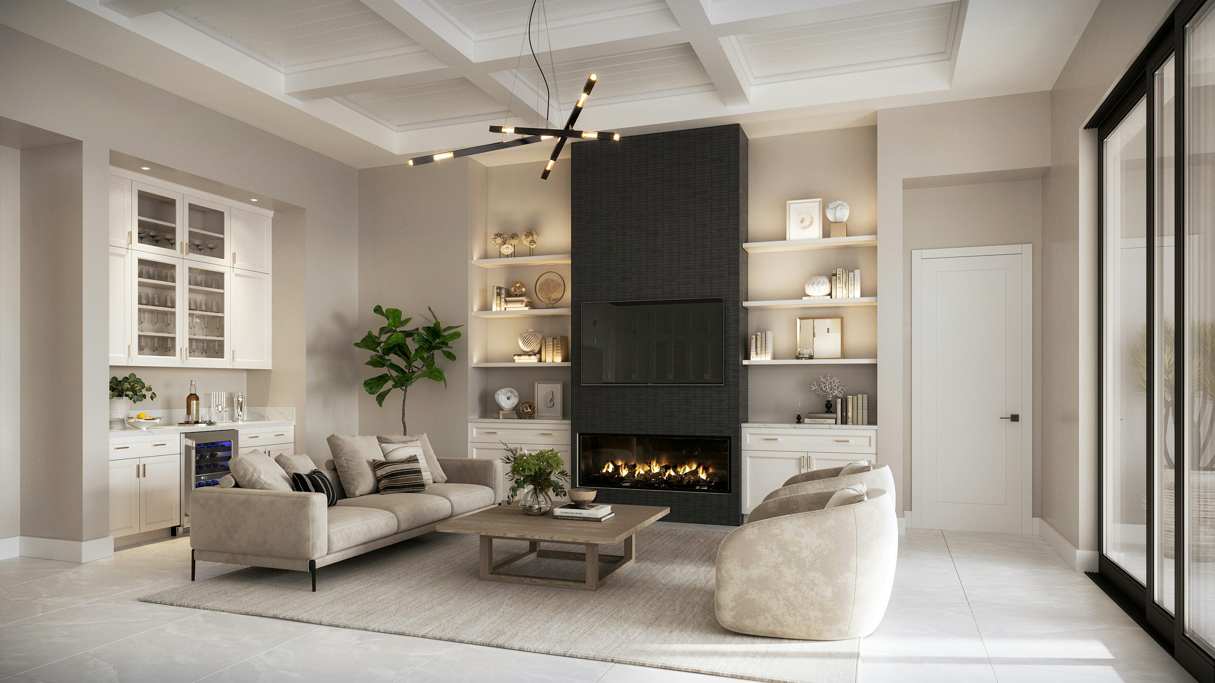 Great Room Virtually Rendered | Citron