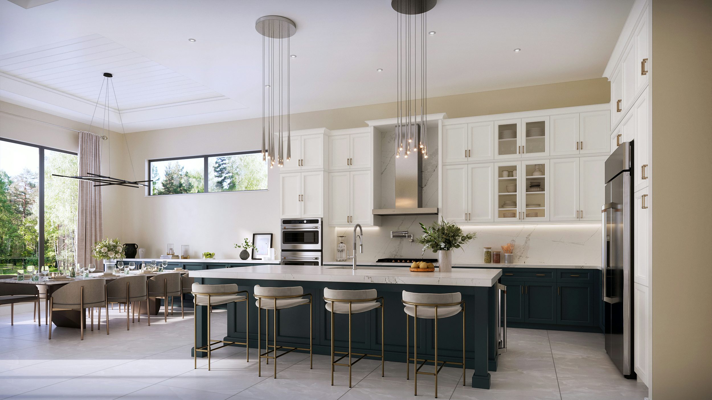 Kitchen Virtually Rendered | Citron